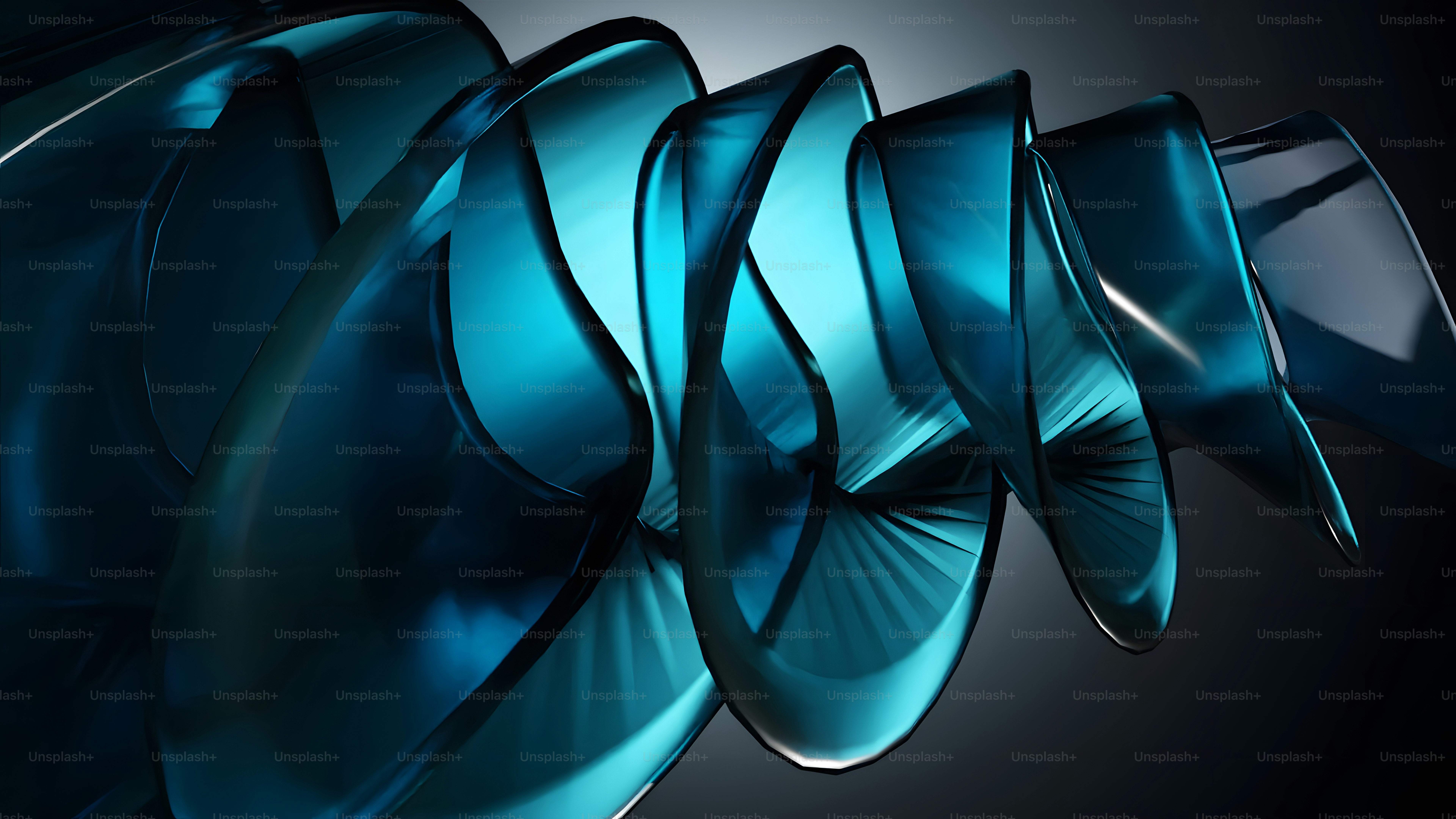 A close up of a blue object on a black background photo – Digital image ...