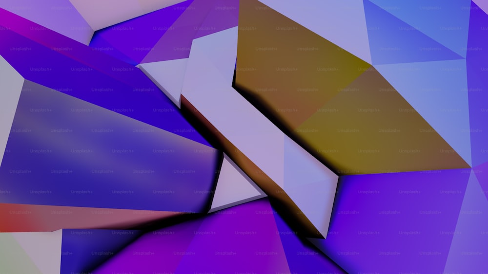 Ein abstraktes Bild eines violetten und blauen Hintergrunds