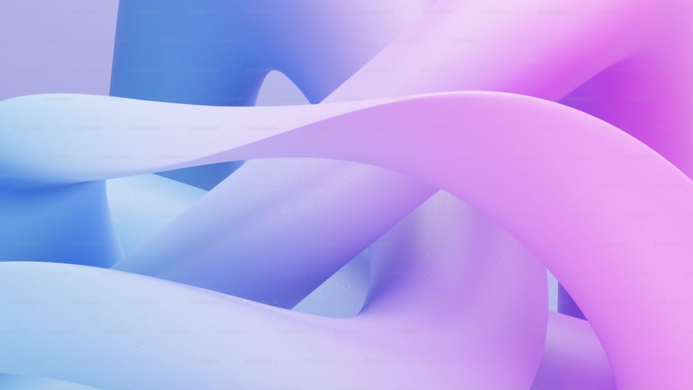 a blue and pink abstract background with curves