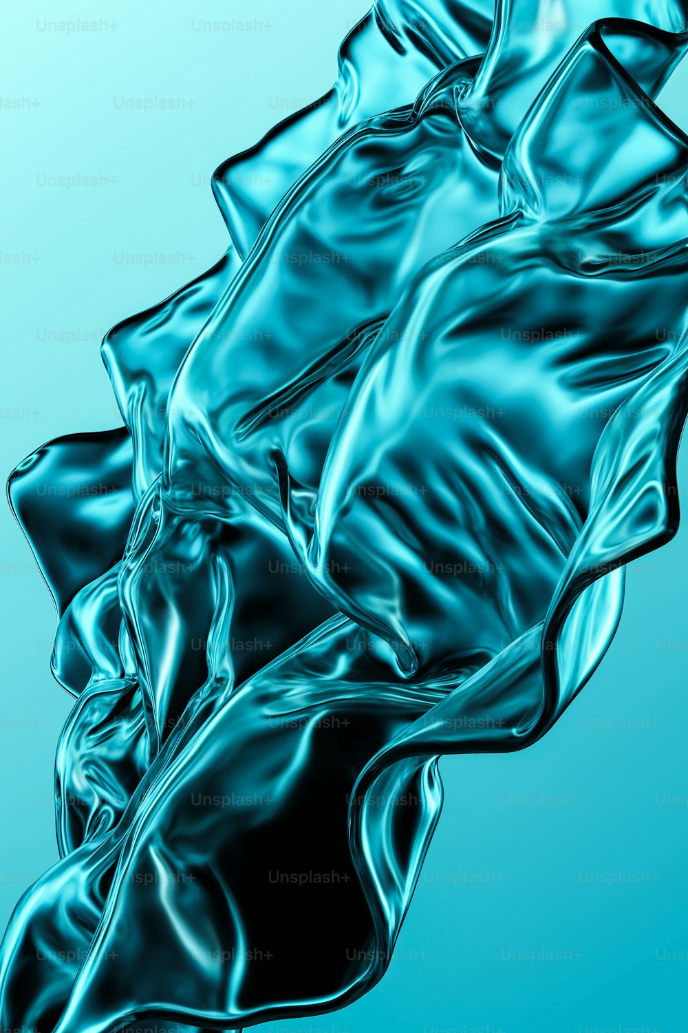 uno sfondo blu con un design ondulato