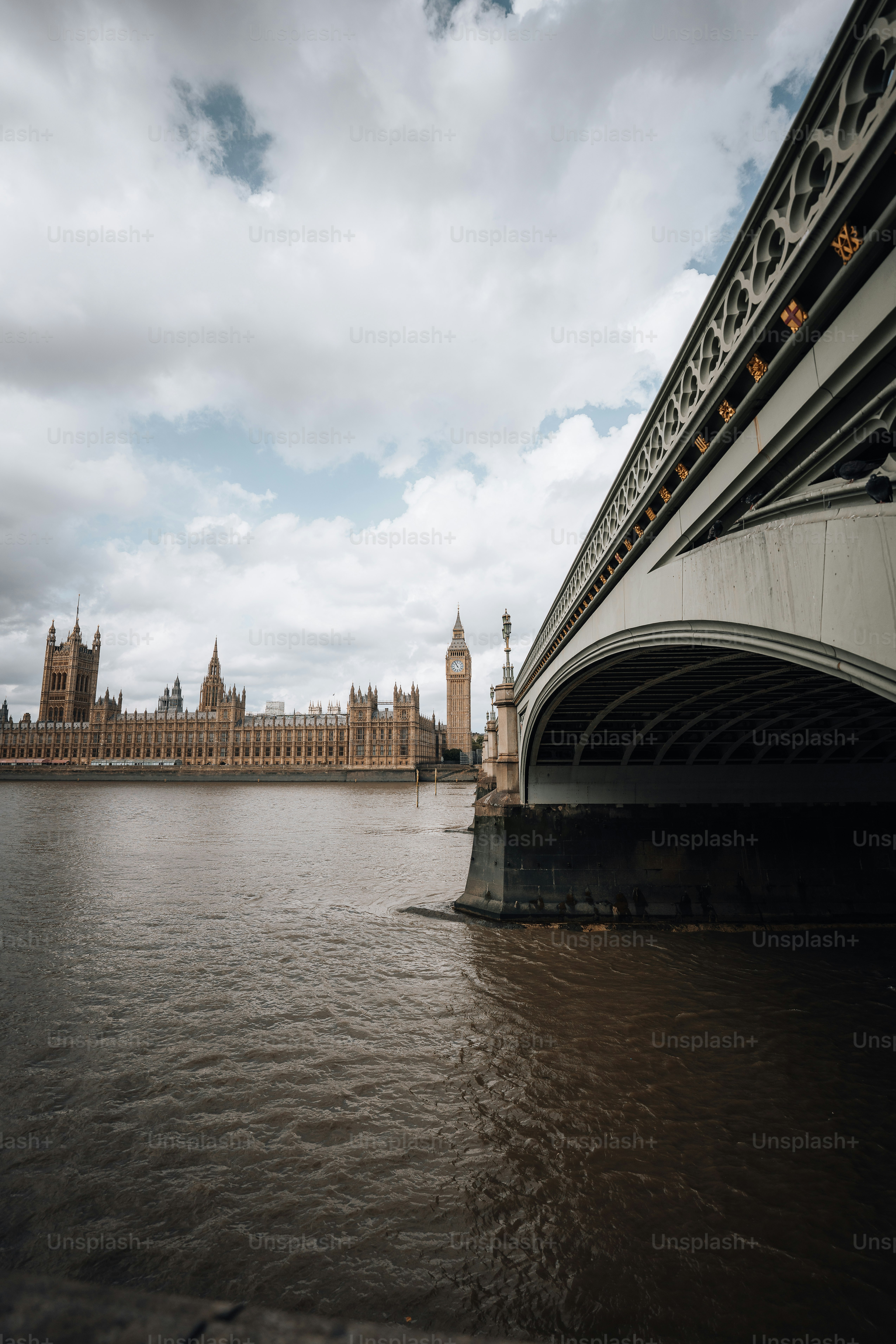 big ben and the palace of westminster from across the thames