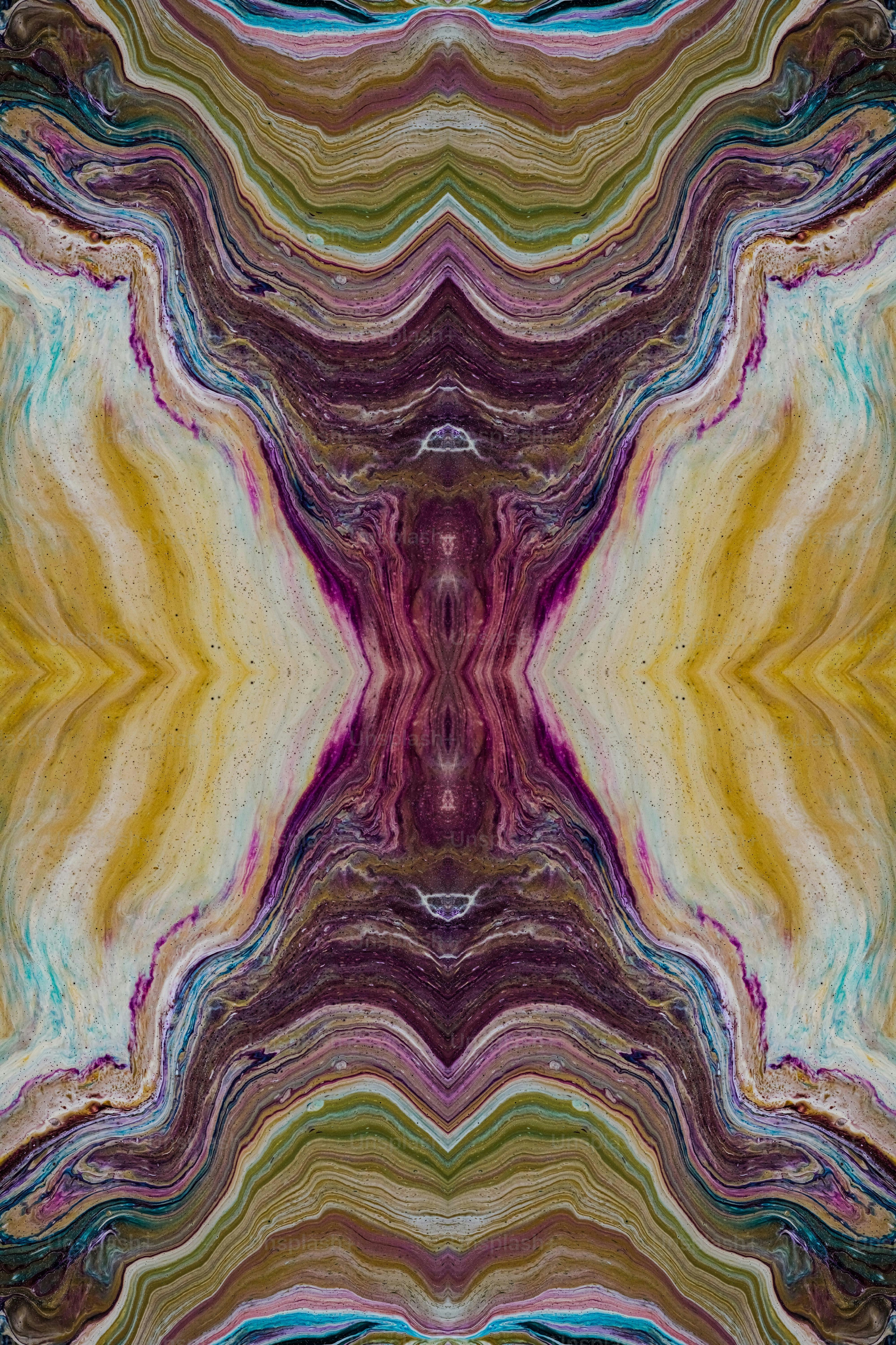 an abstract image of a multicolored pattern
