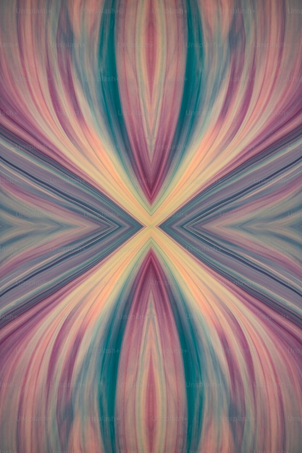 Un fondo abstracto con un patrón colorido en azul, rosa y amarillo