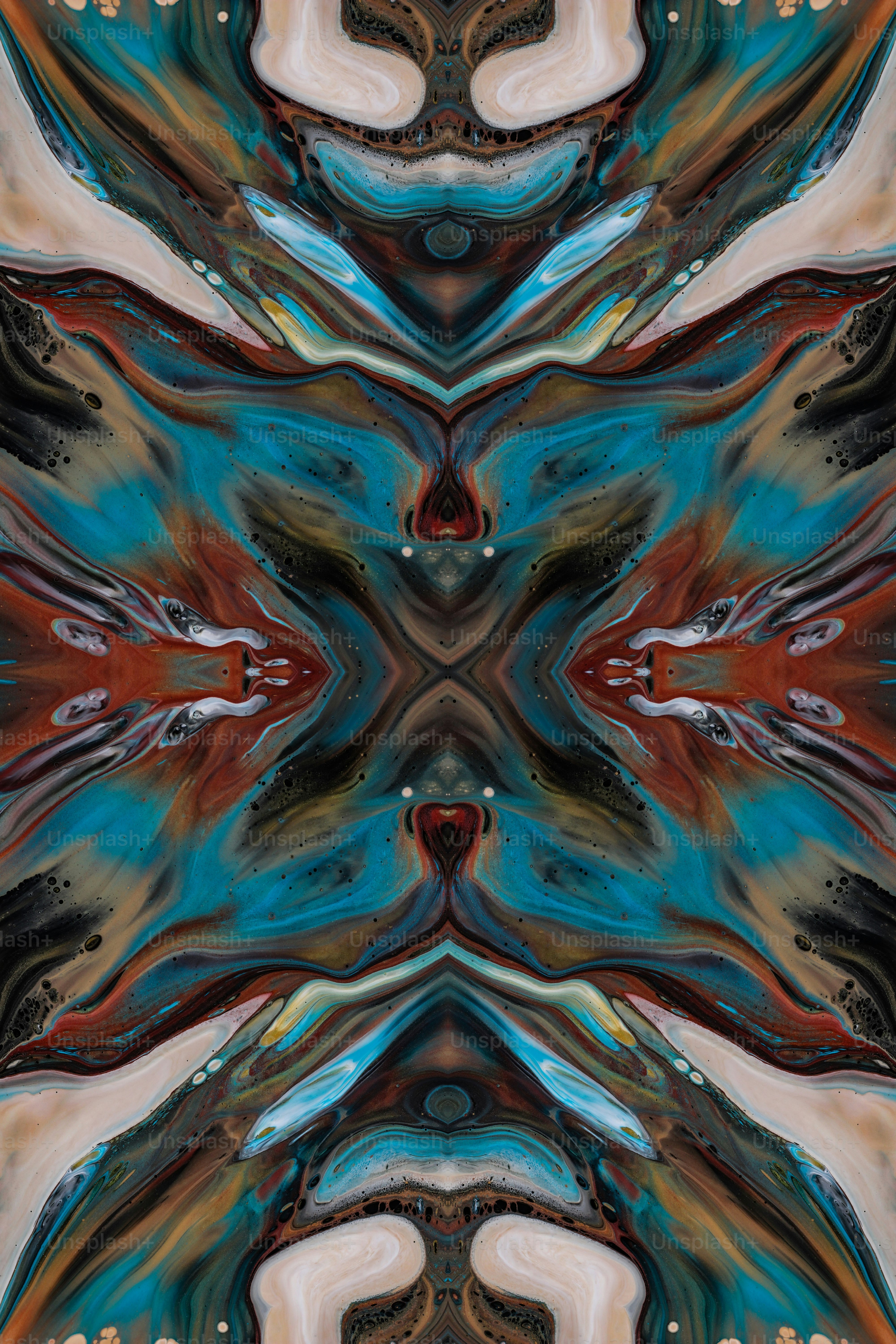 An abstract image of a multicolored pattern photo – Wallpaper Image on ...