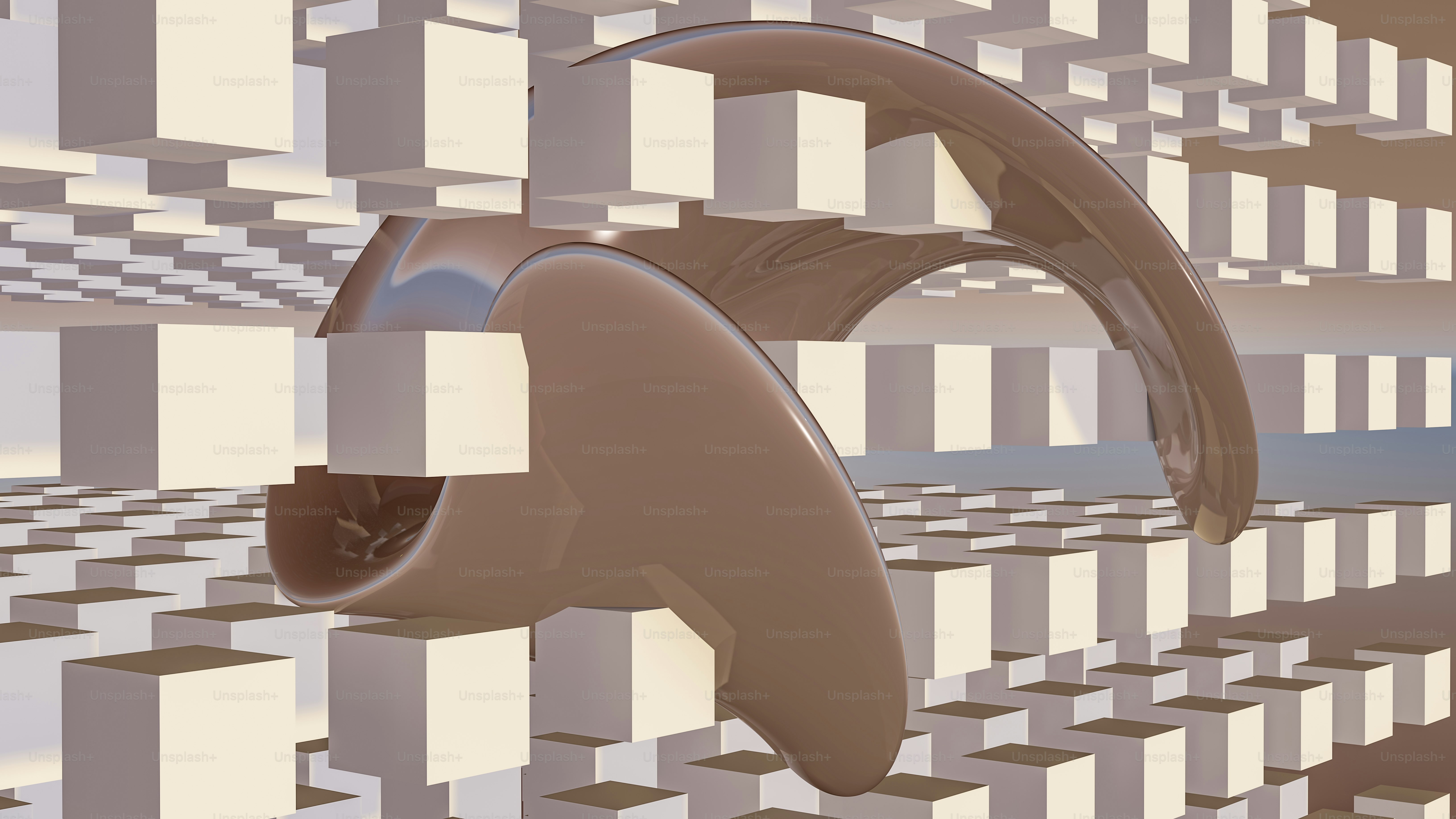 A computer generated image of a large object photo – Abstract Image on ...