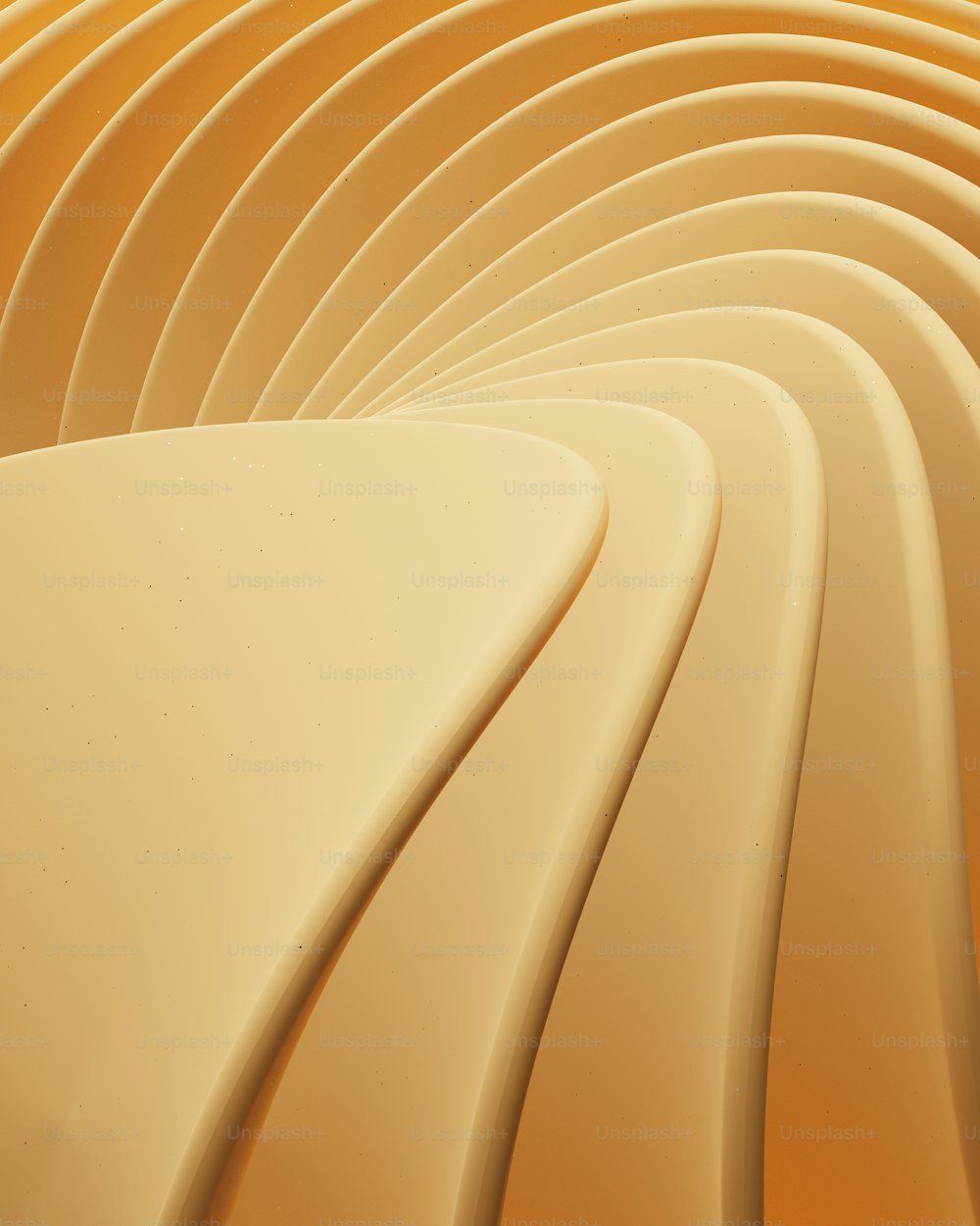 an abstract image of wavy lines in yellow