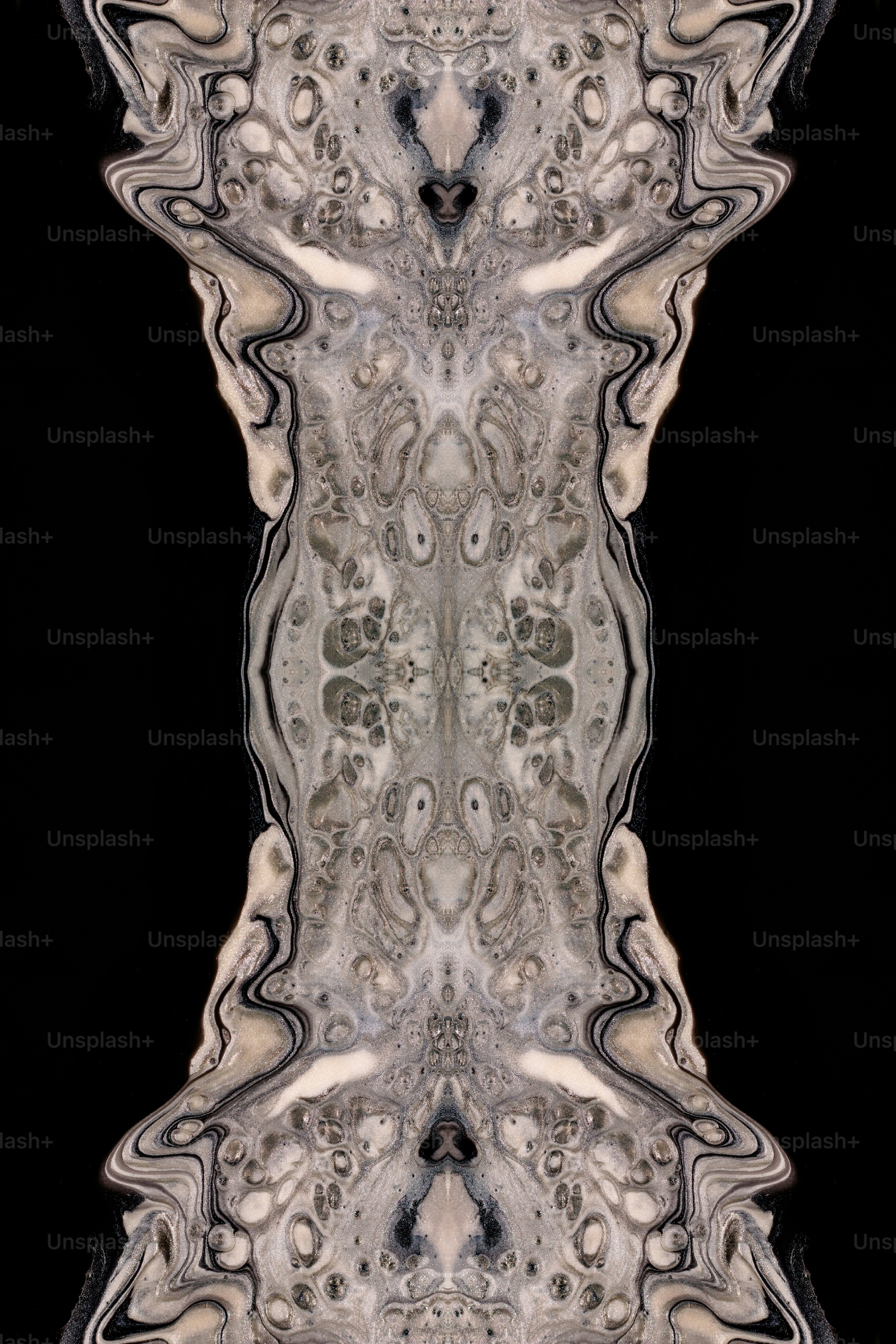 a black and white photo with a pattern on it