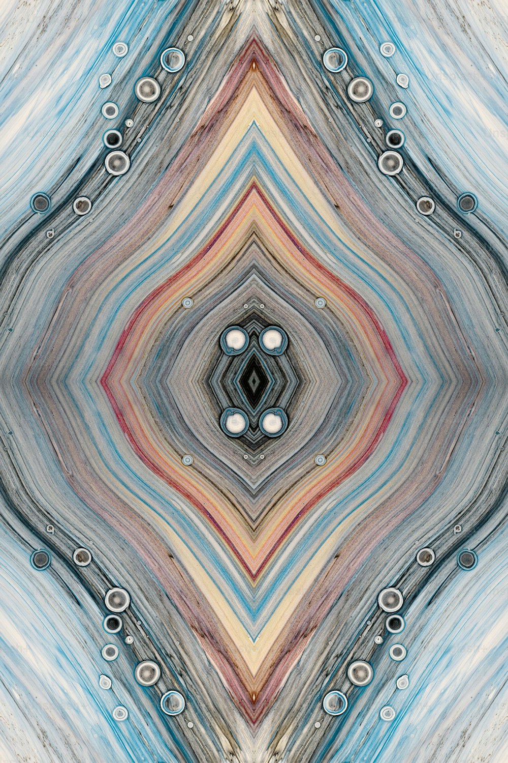 a picture of an abstract design made up of different colors