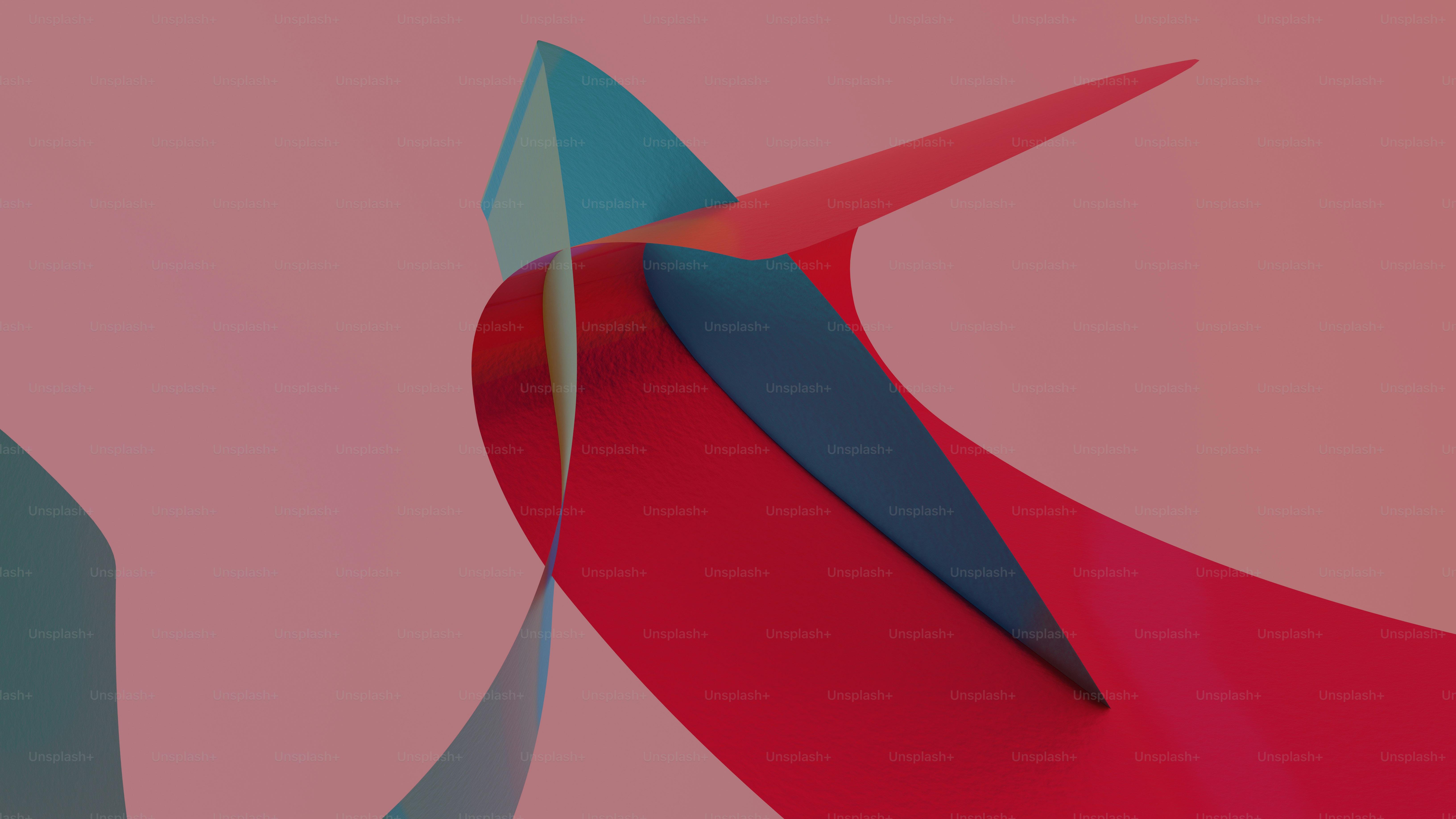 a red and blue bird is flying through the air