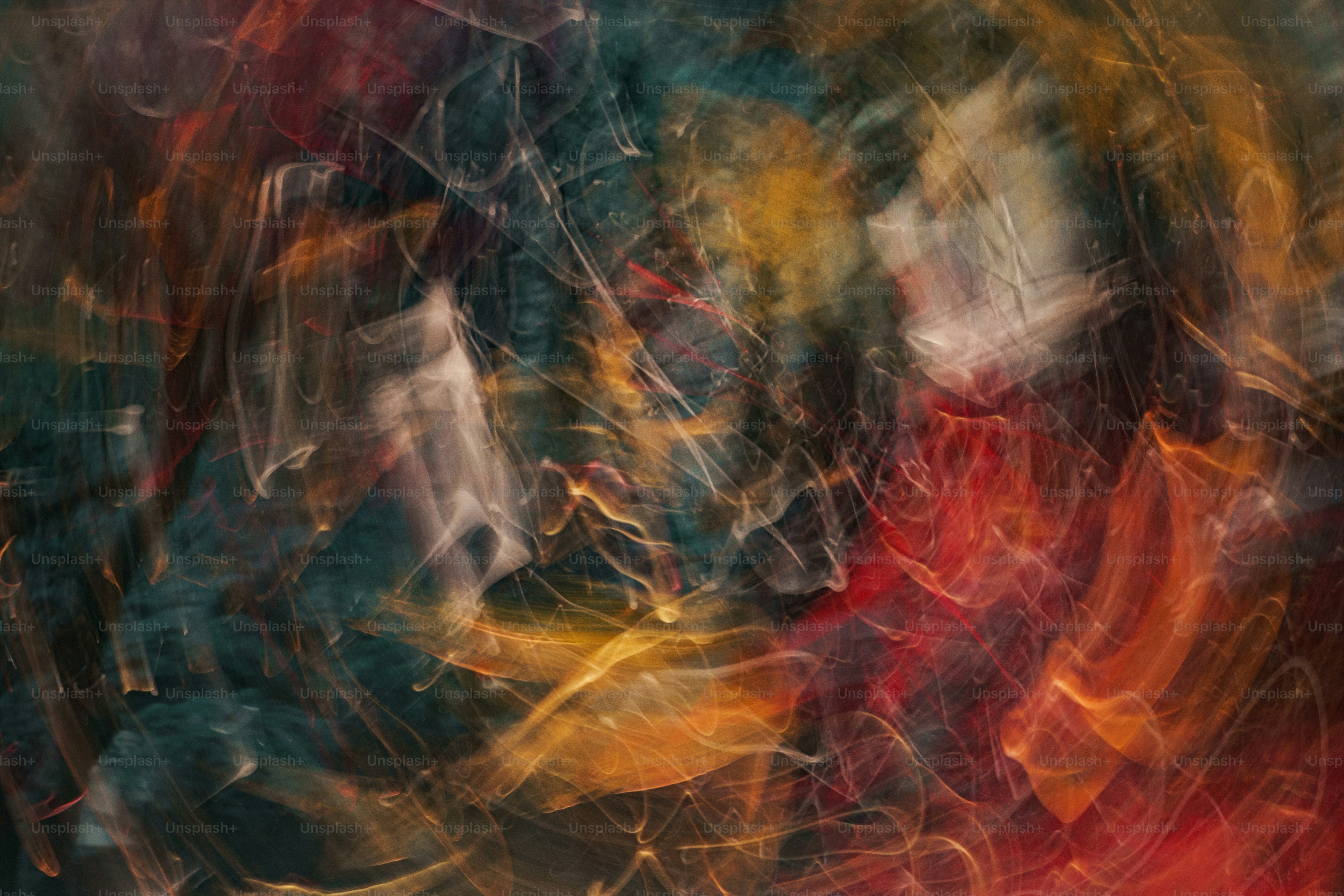 a blurry image of a person with a cell phone