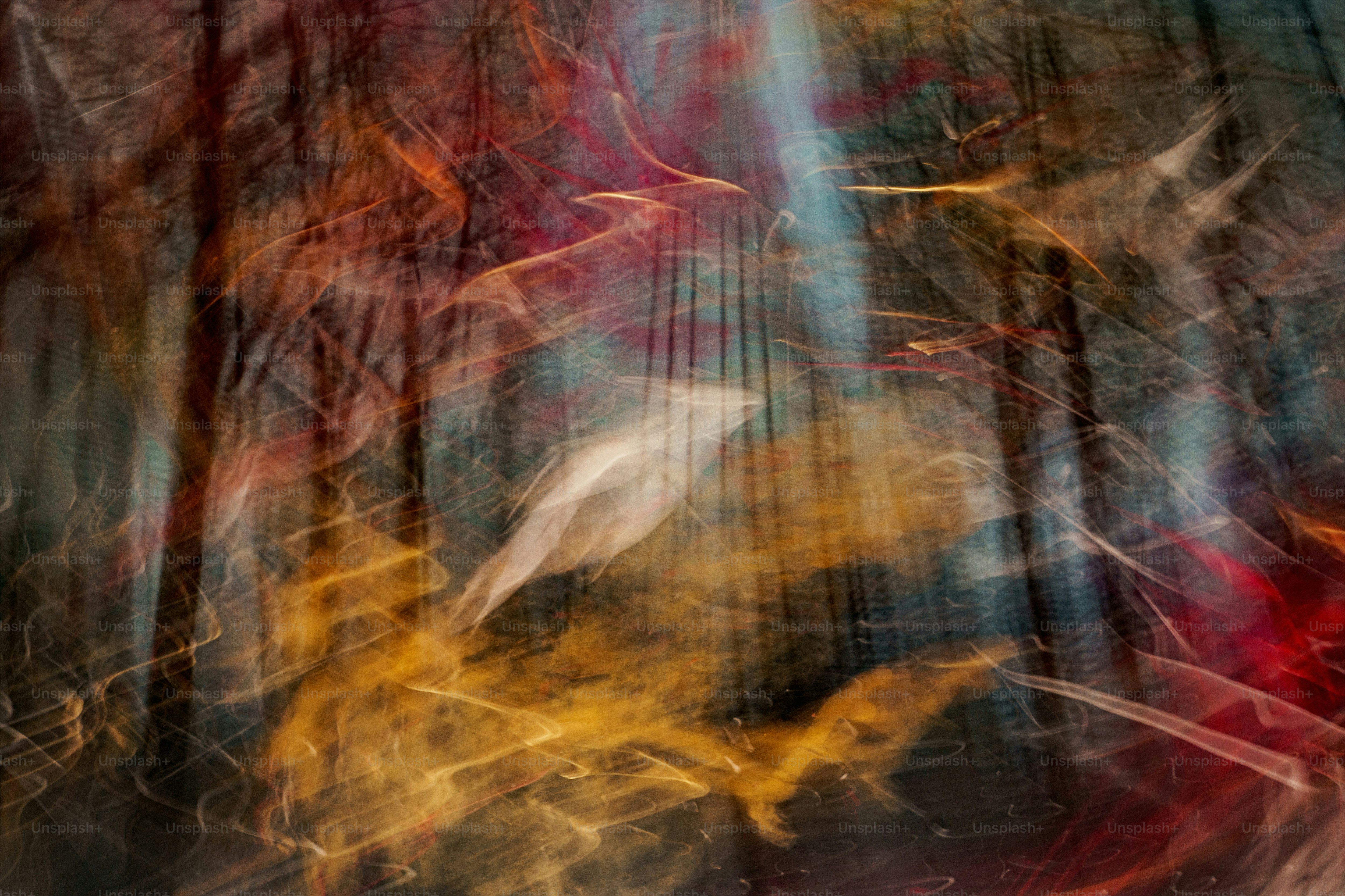 a blurry photo of a bird flying in the air