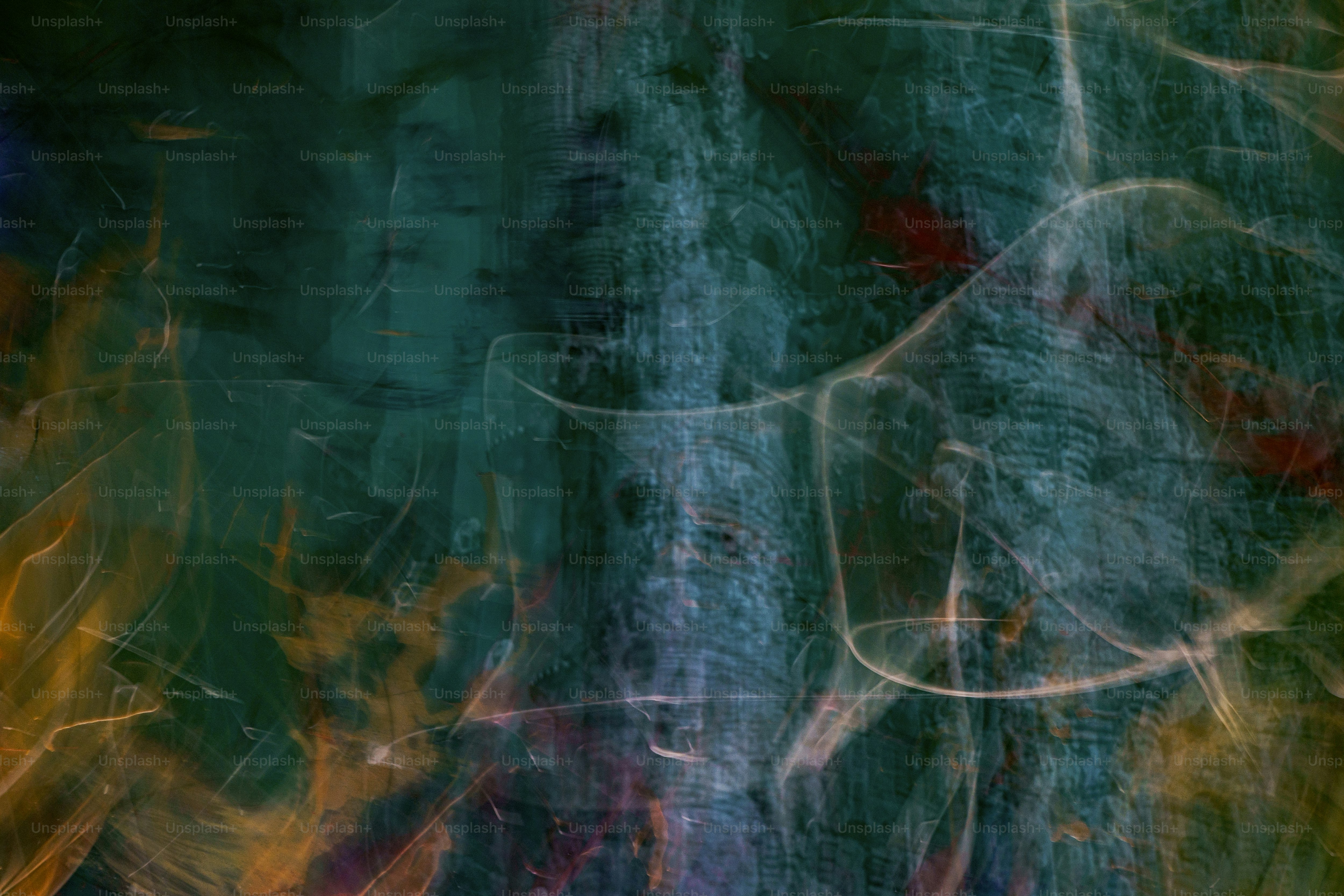 an abstract painting of a woman's face