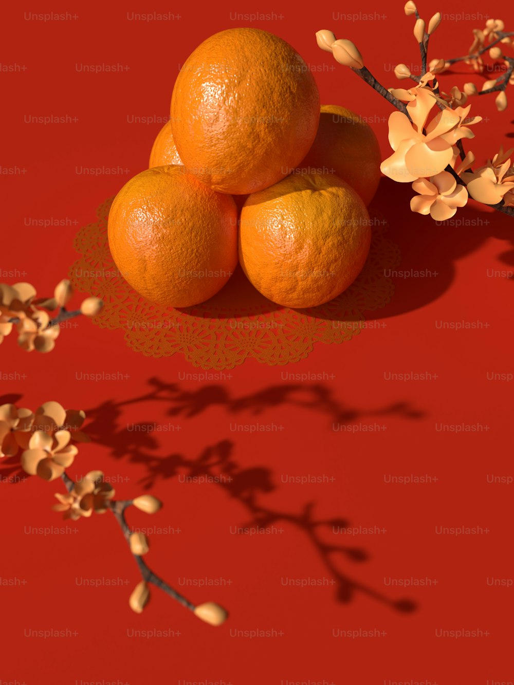 un mazzo di arance sedute una sopra l'altra