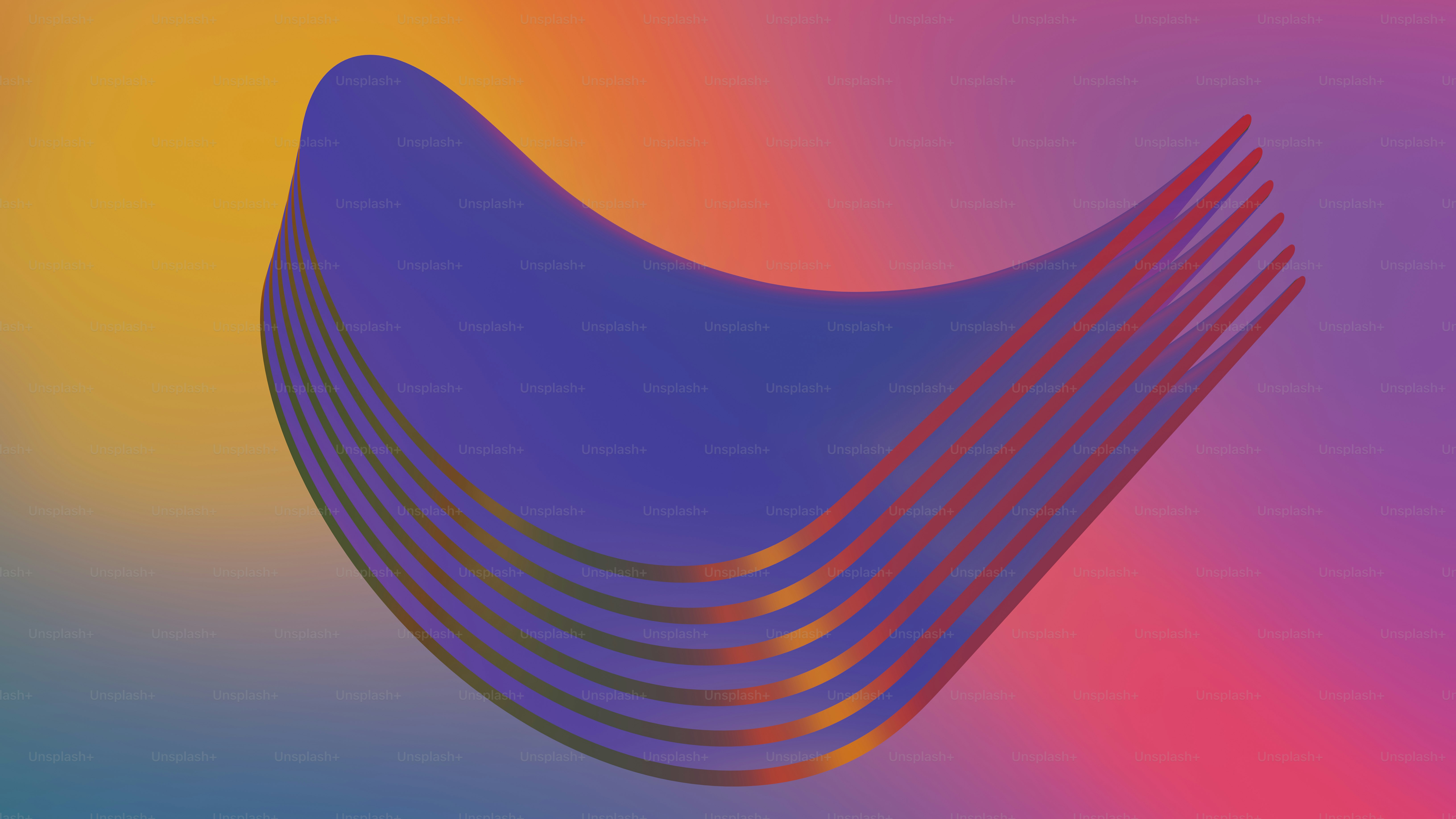 uno sfondo multicolore con linee ondulate