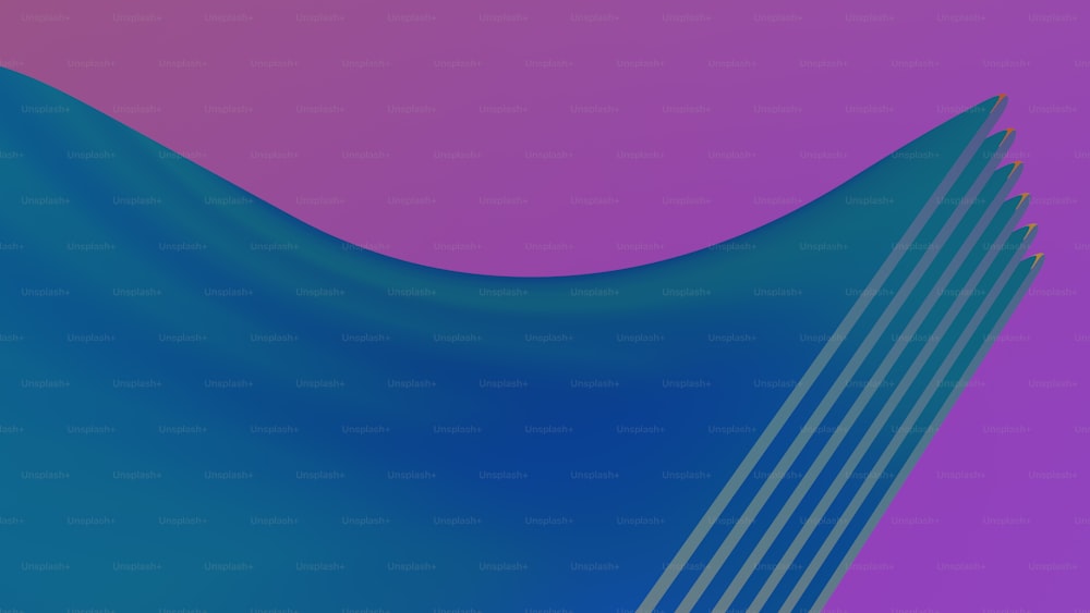 a purple and blue abstract background with wavy lines