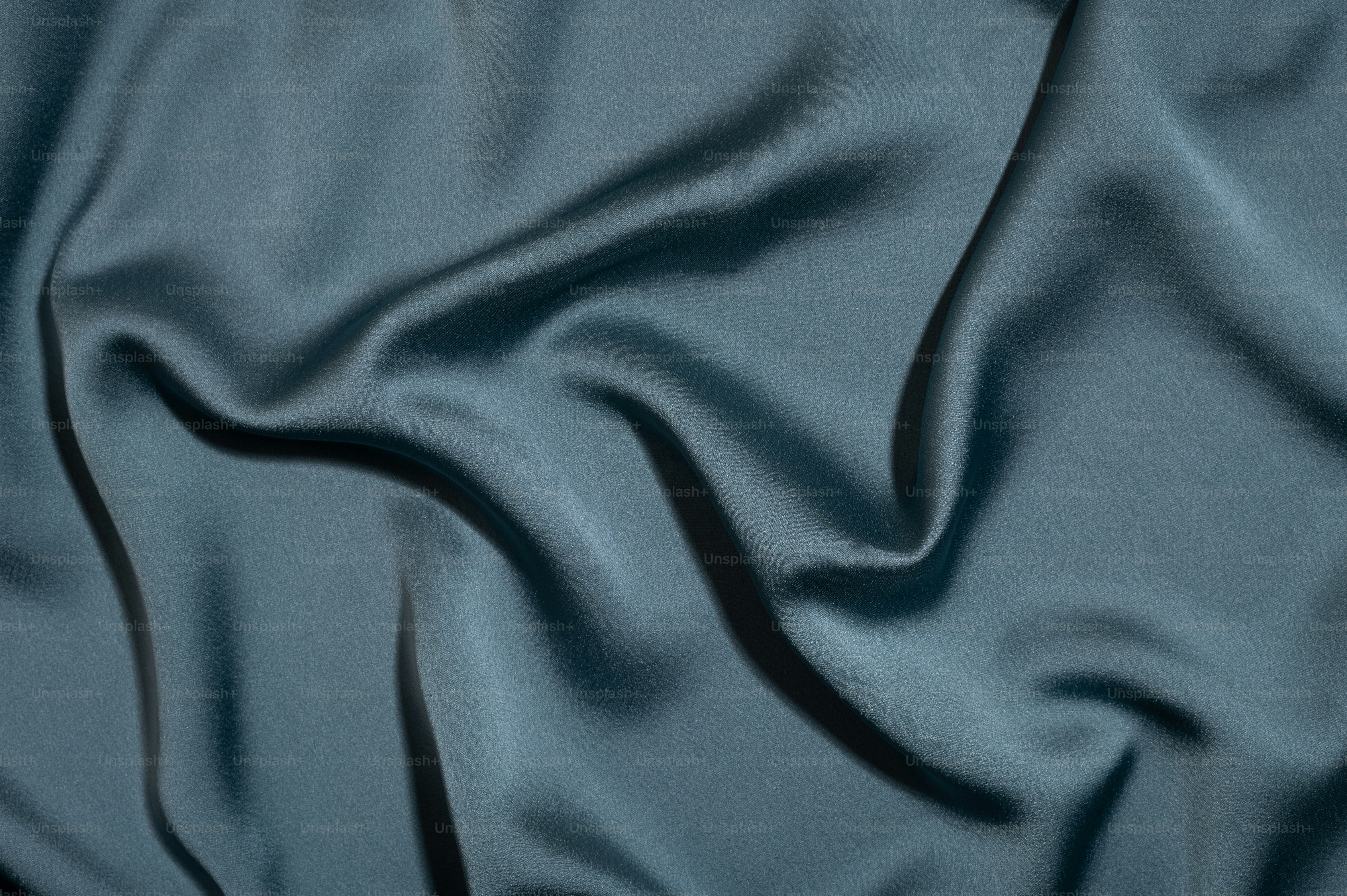 a close up view of a blue fabric