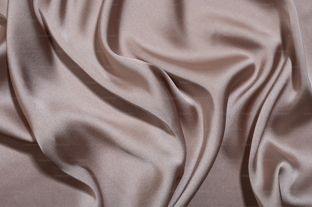 a close up view of a satin fabric