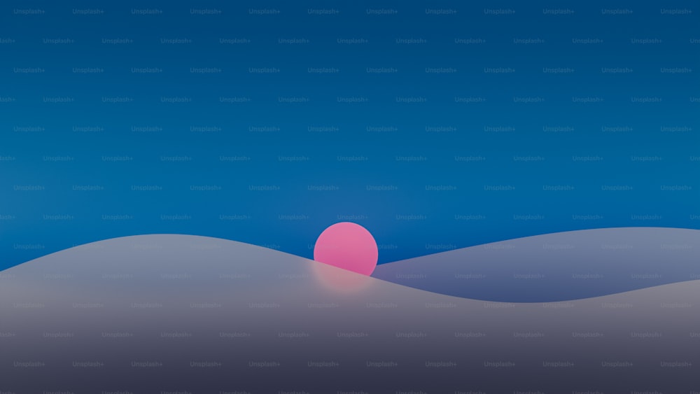 a pink egg sitting in the middle of a desert