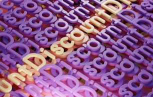 a lot of letters that are in the shape of letters