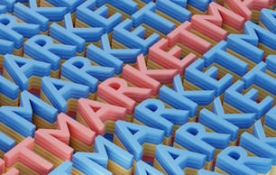 a group of letters that are in the shape of letters