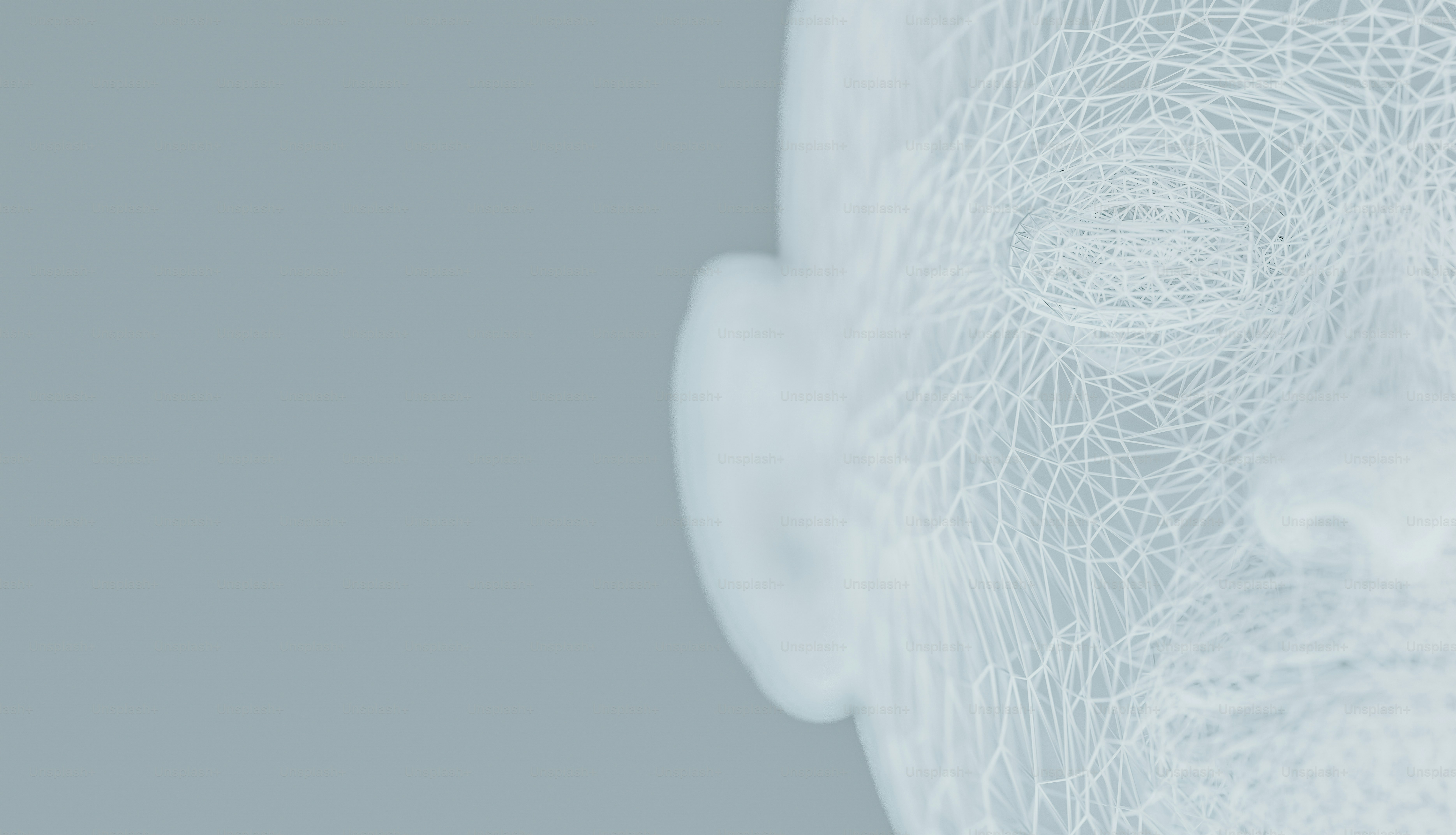 un gros plan du visage d’une personne avec des lignes dessus