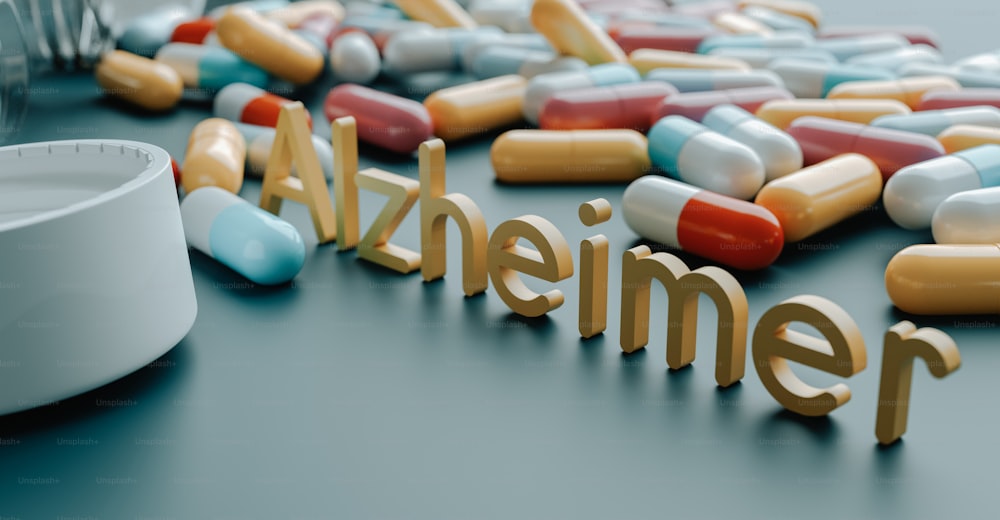 a pile of pills sitting on top of a table