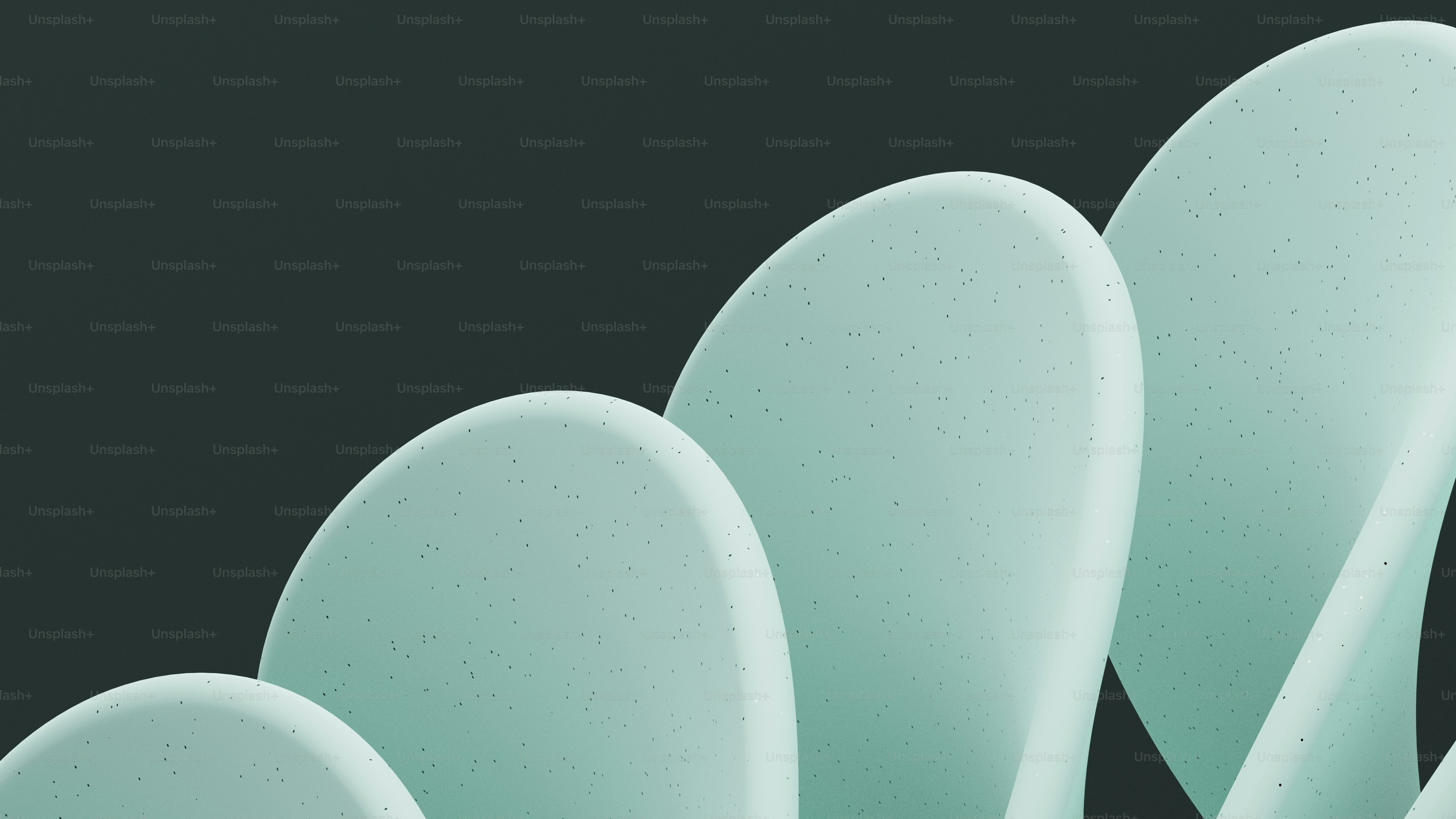 a close up of a white object on a black background