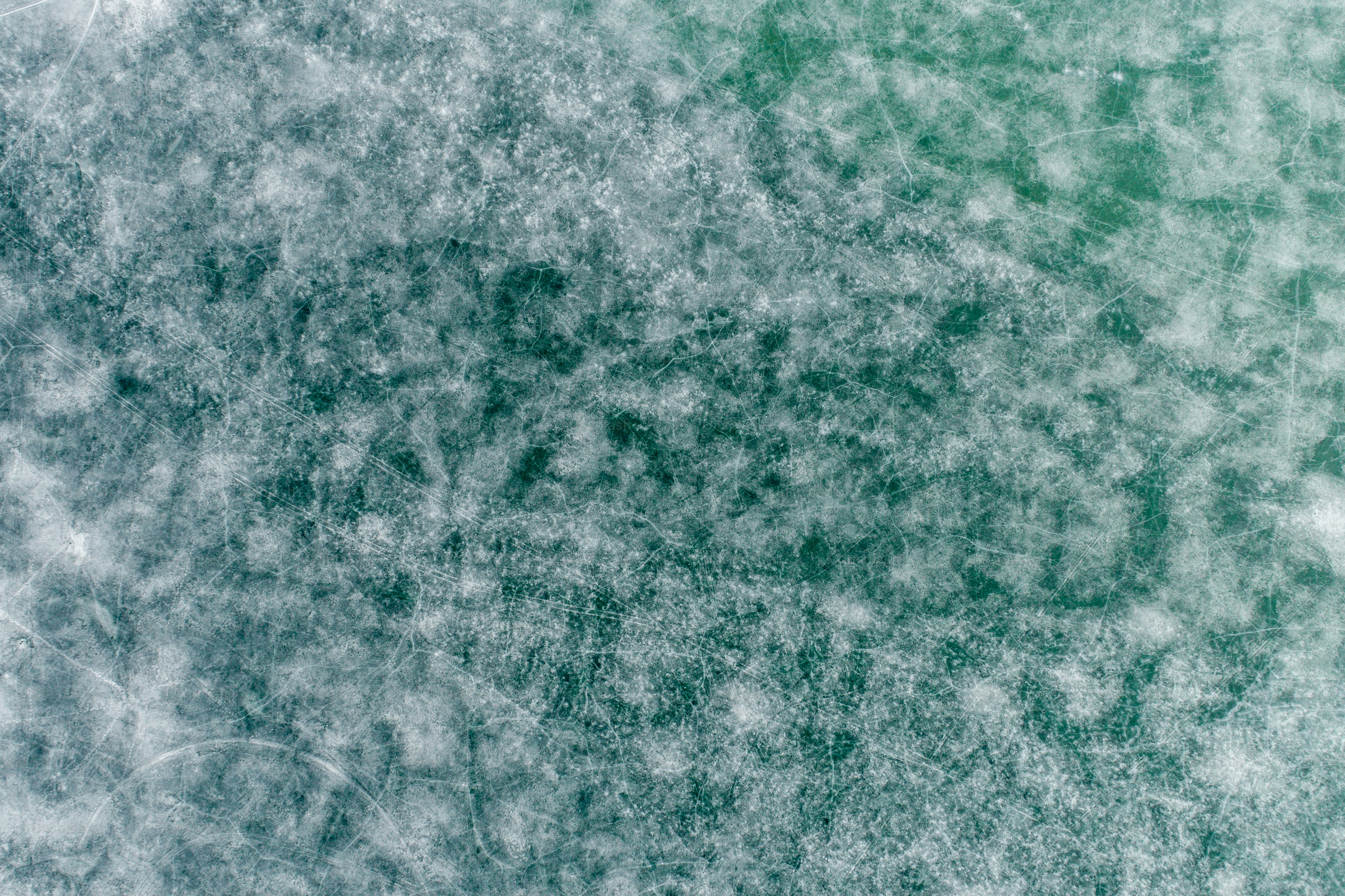 una foto verde e bianca di un po' di neve