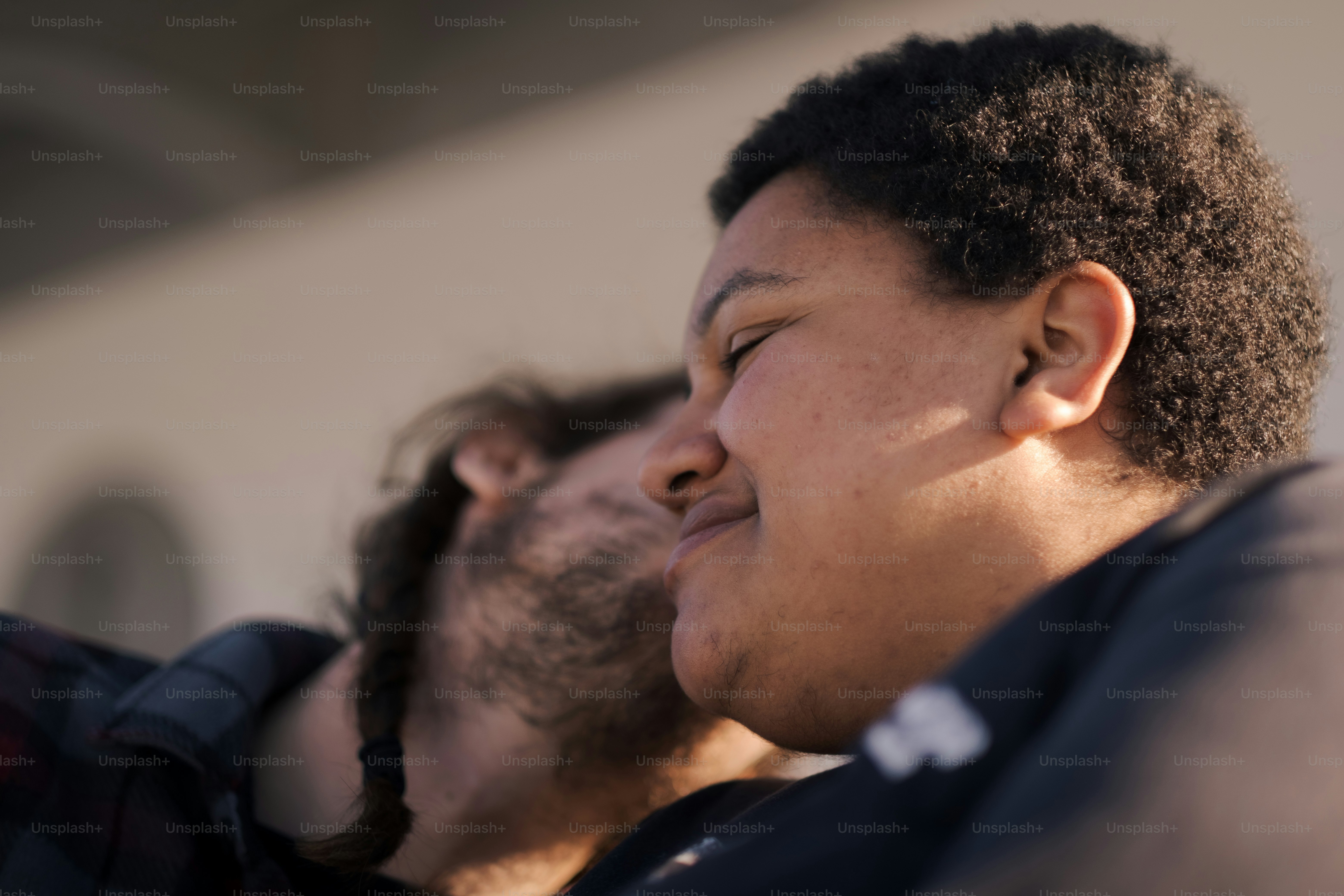 a close up of a person with a beard