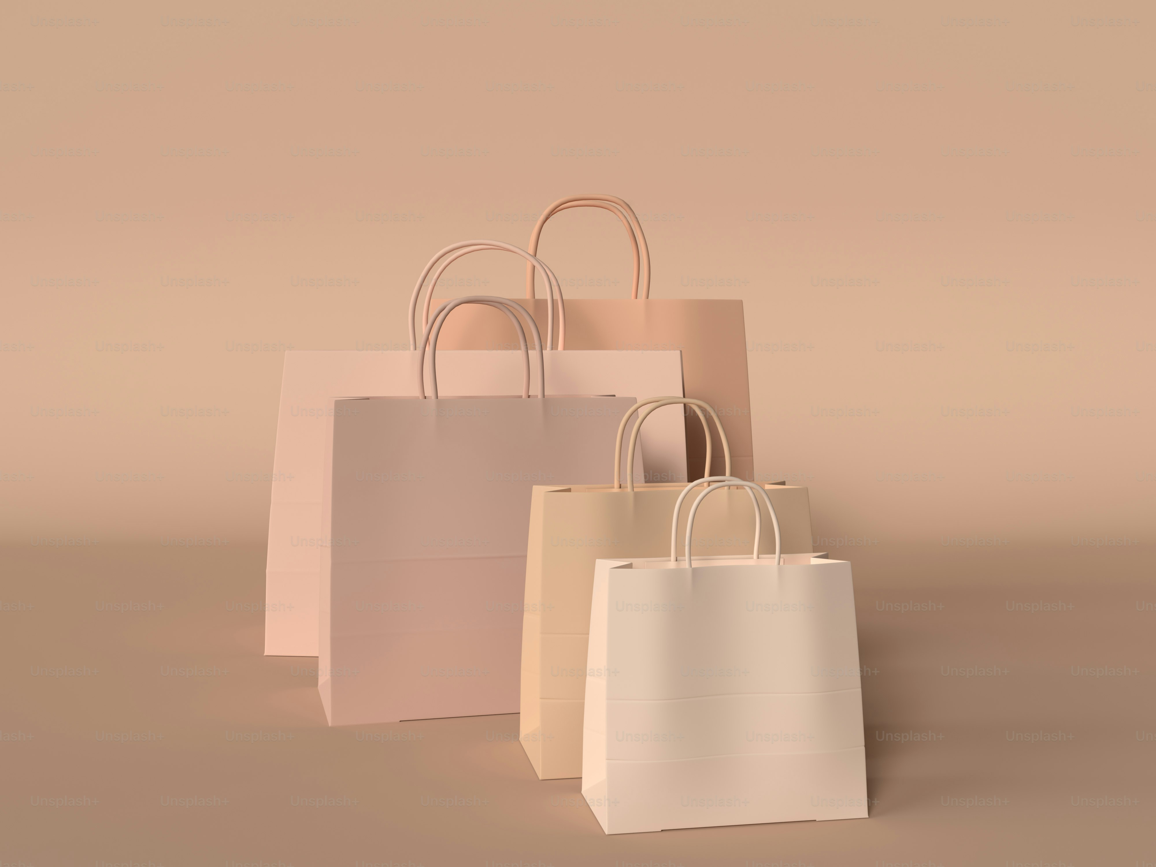 a group of bags sitting next to each other