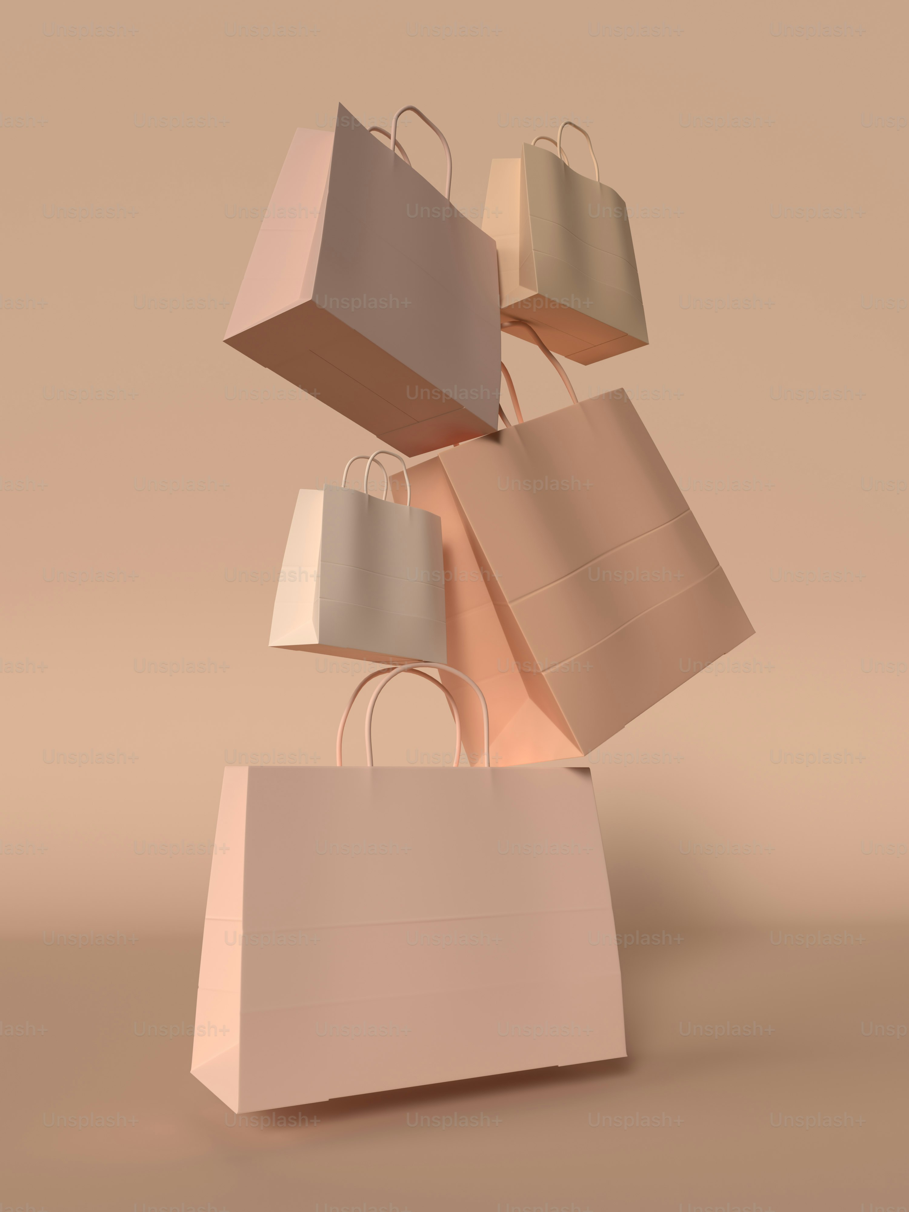 A bunch of bags are stacked on top of each other photo – Render Image ...