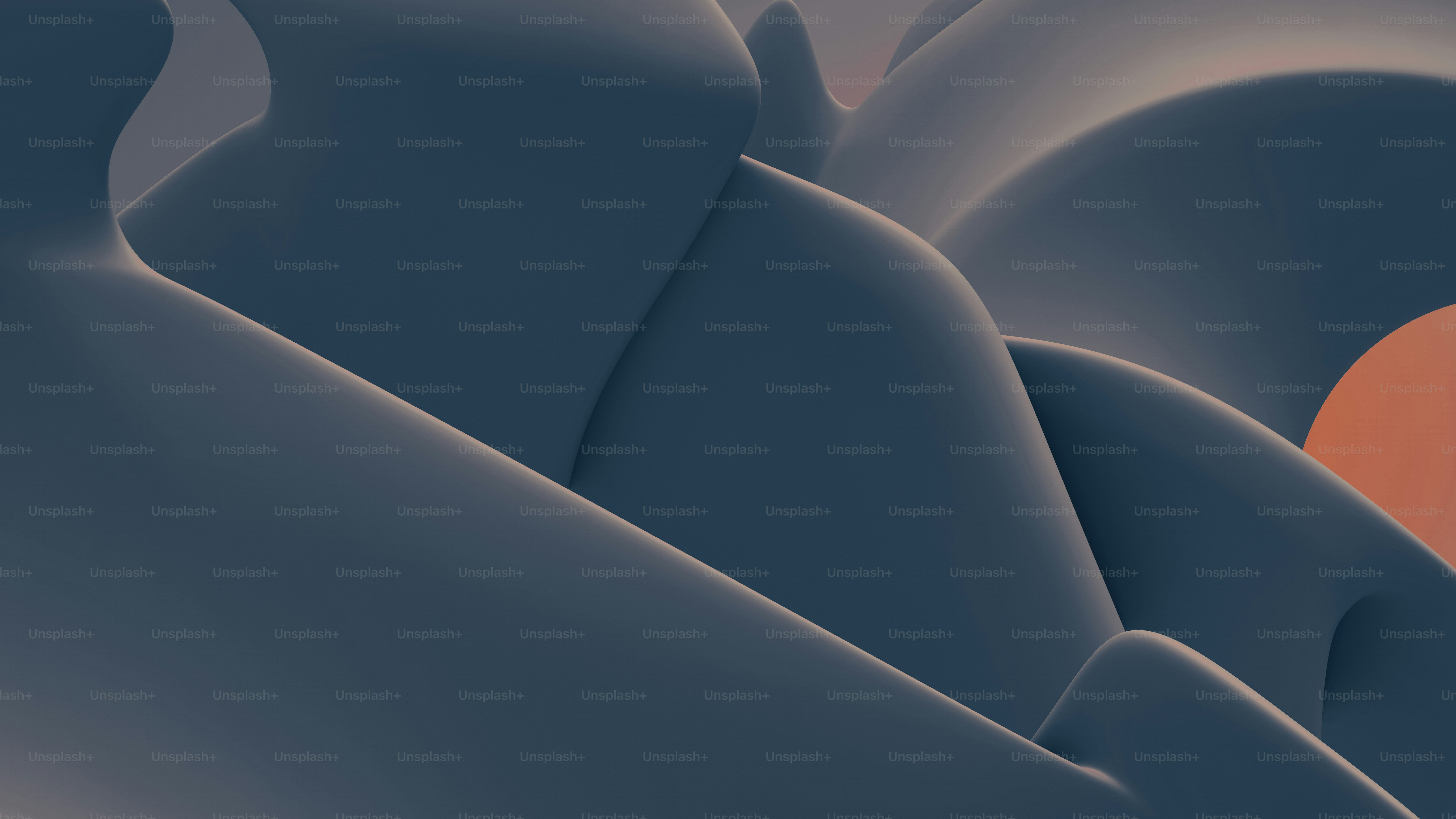 Una imagen generada por computadora de un paisaje desértico