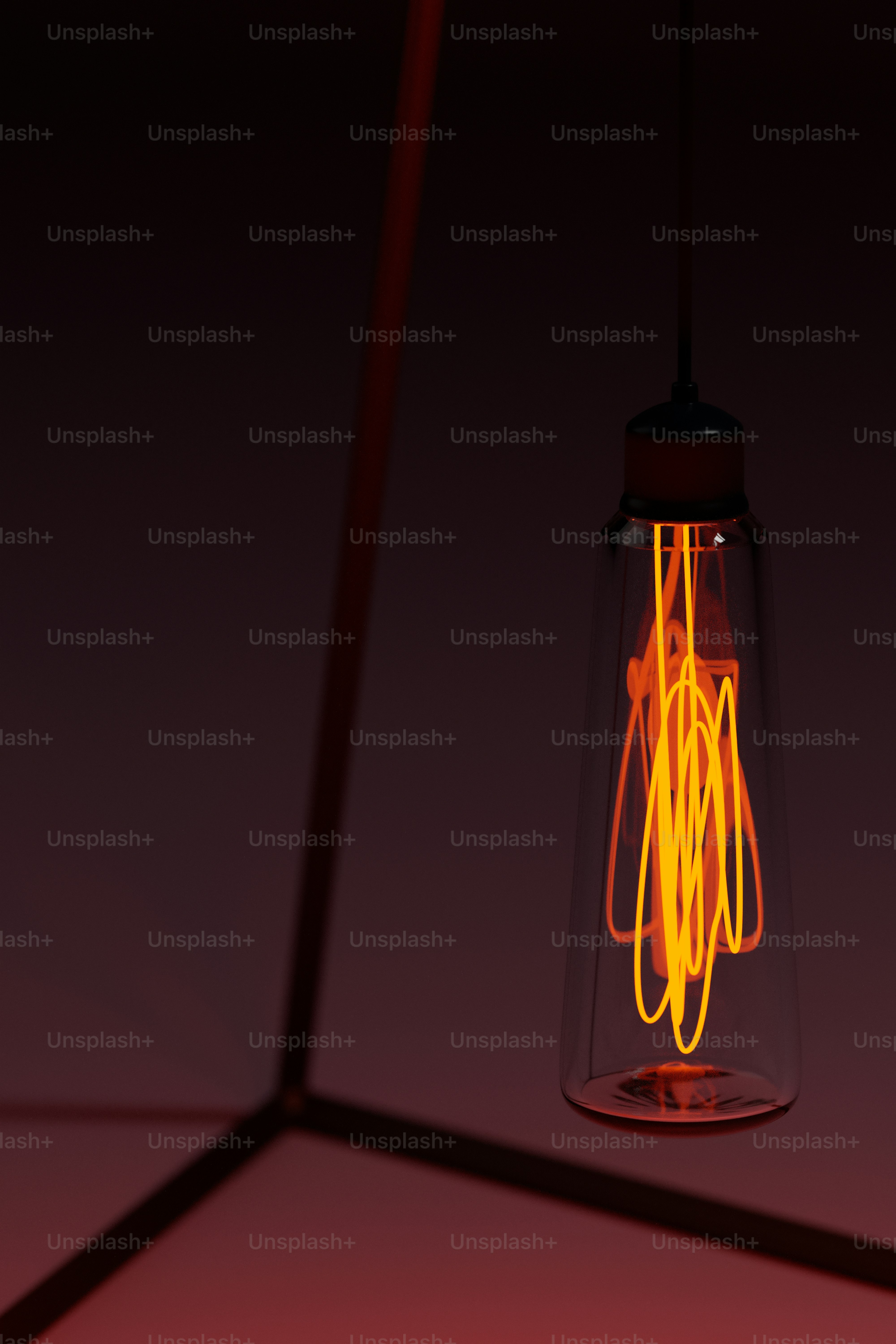 a light bulb that is turned on and turned on