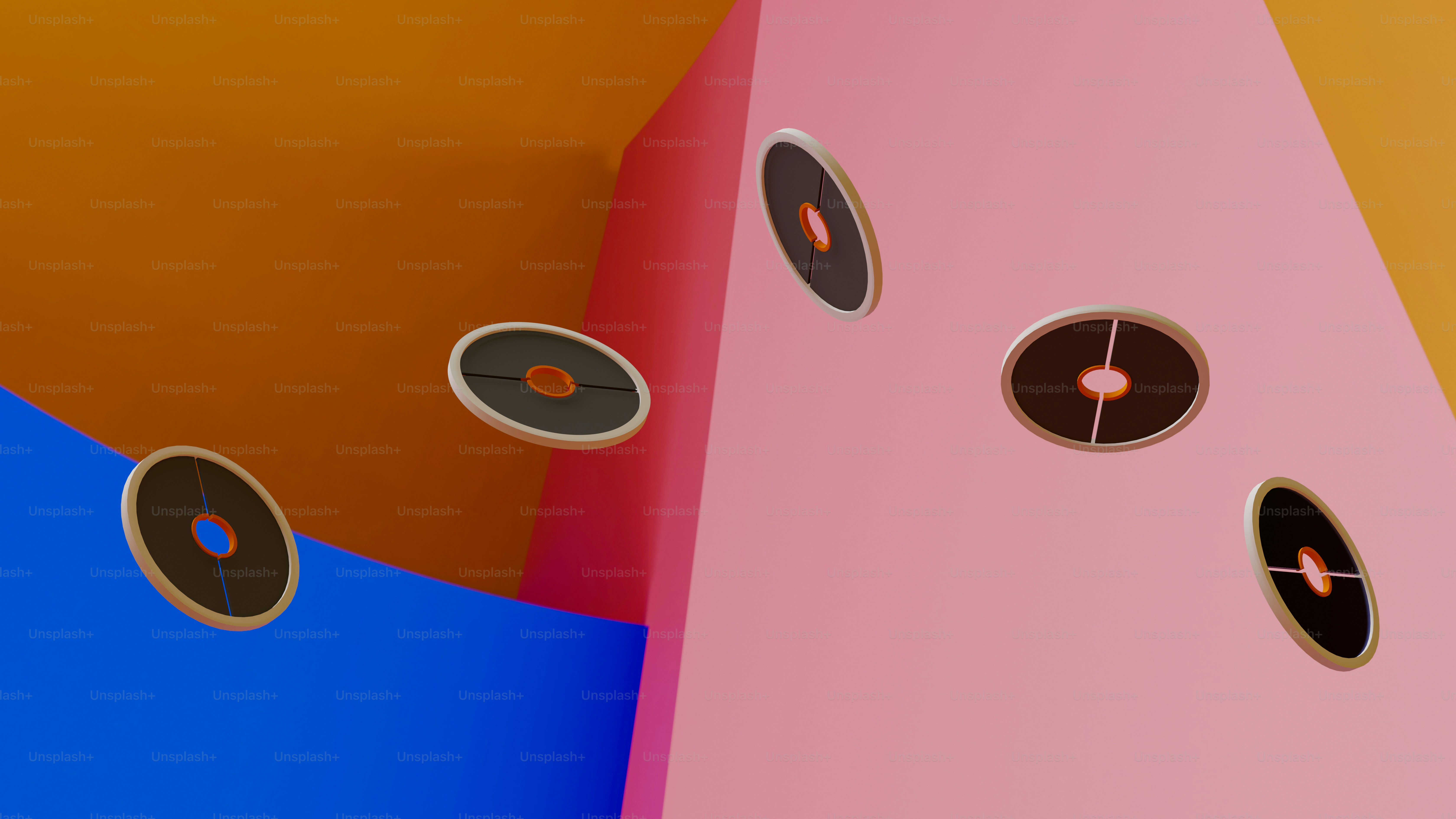 A close up of two clocks on a wall photo Background Image on Unsplash