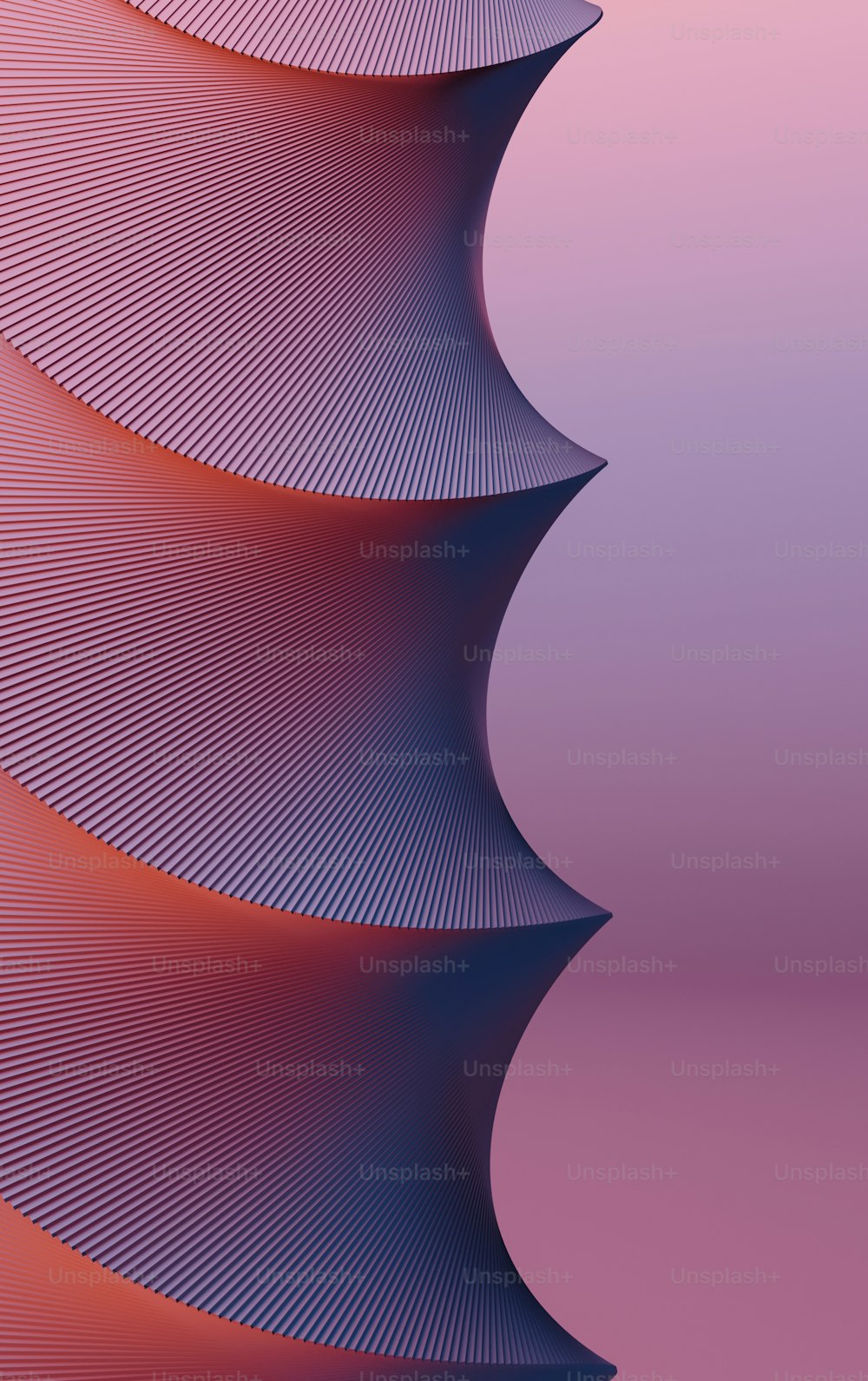 a purple and pink background with wavy lines