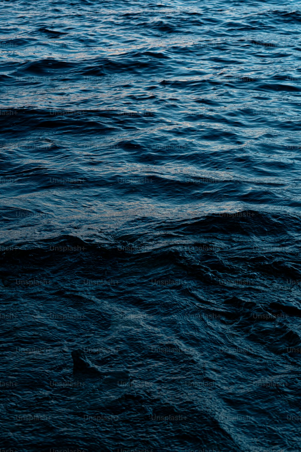 a person riding a surfboard on a large body of water