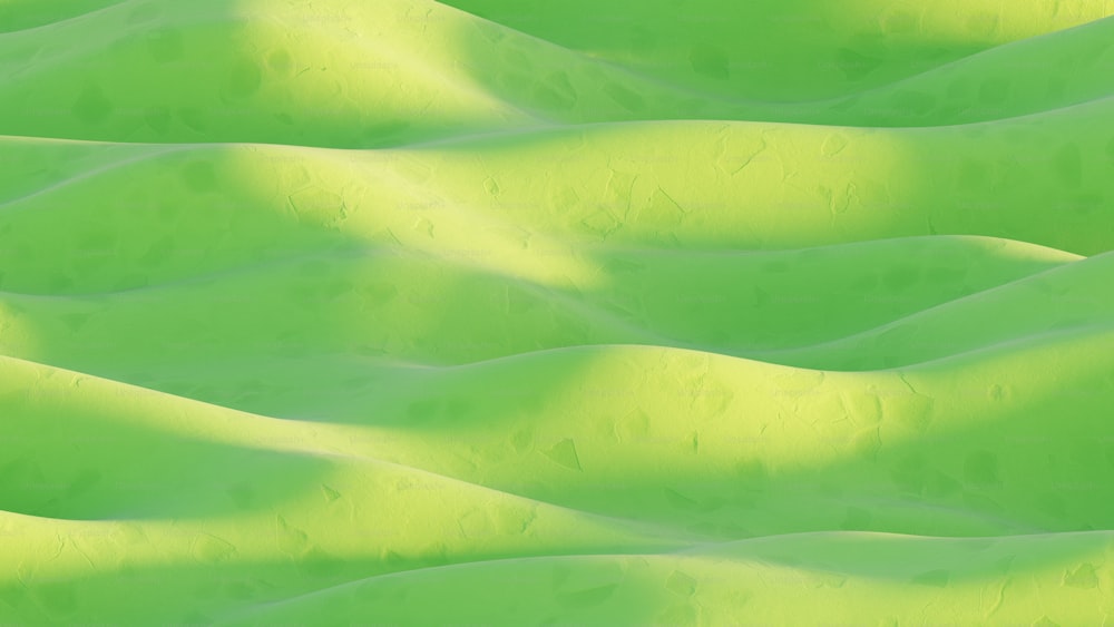 ein grüner und gelber Hintergrund mit Wellenlinien