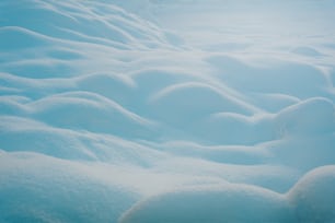 a close up of a snow covered ground