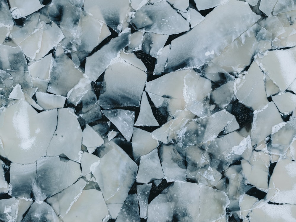 a close up of a bunch of ice cubes