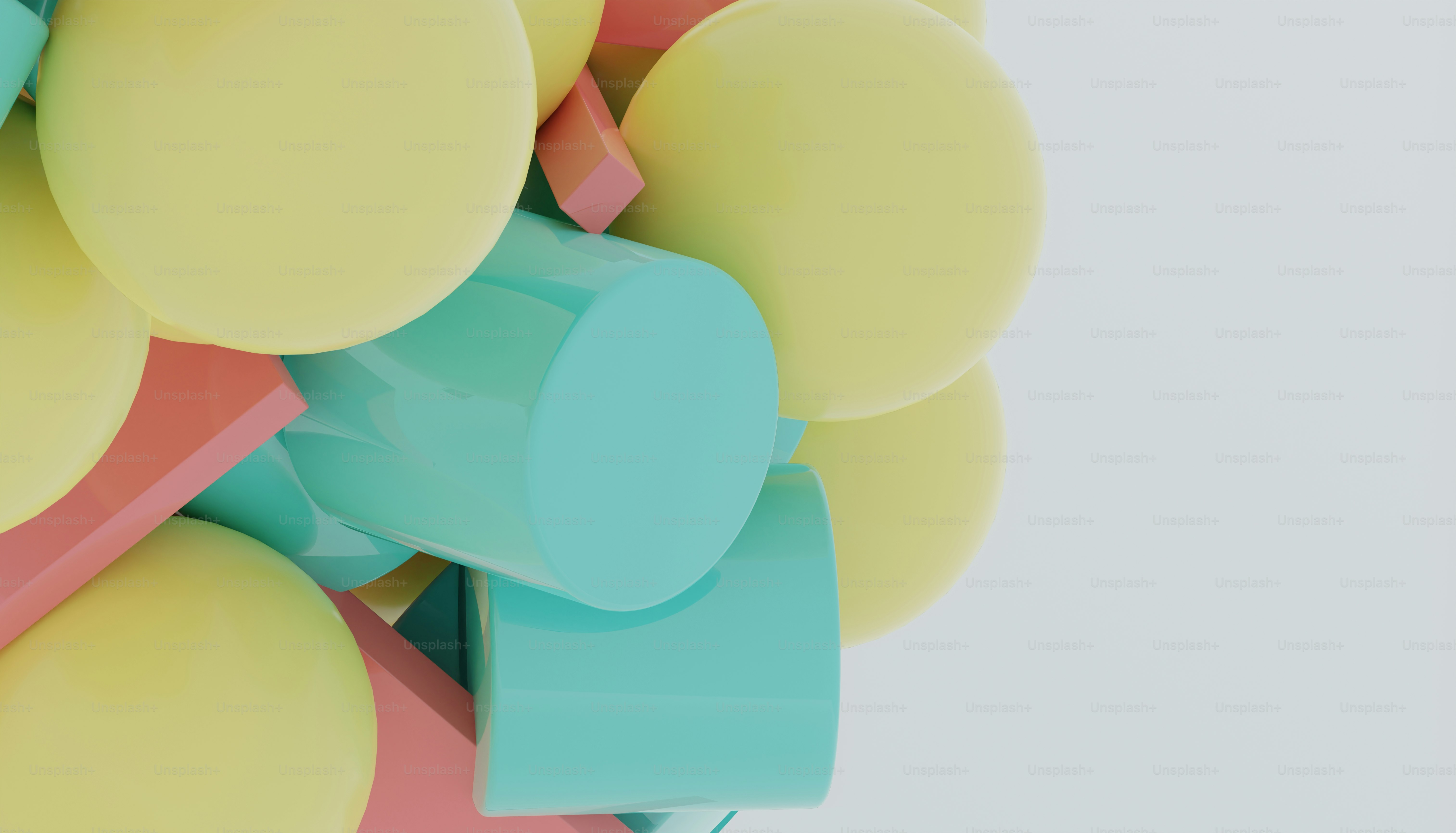 a close up of a bunch of balloons