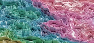 um close up de um papel multicolorido