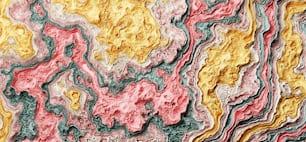 um close up de um padrão de mármore multicolorido