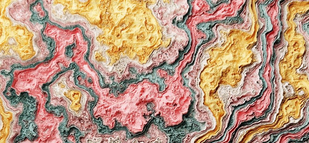 Gros plan d’un motif de marbre multicolore