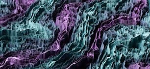 紫と緑の岩の抽象画