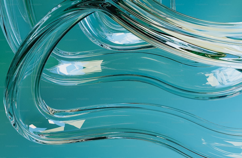 a close up of a glass object with a sky background