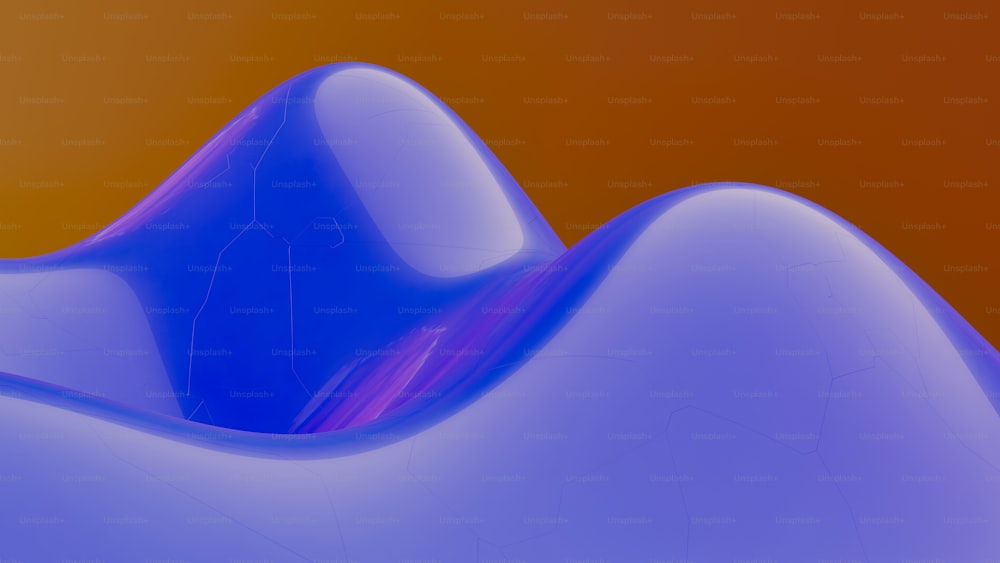 an abstract image of blue and purple shapes