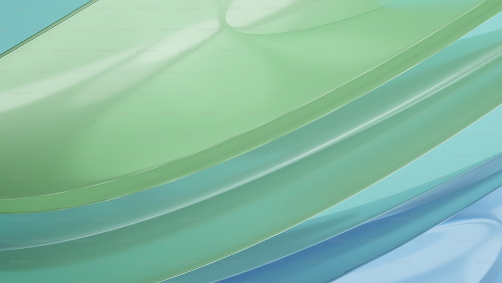 a close up of a green and blue background