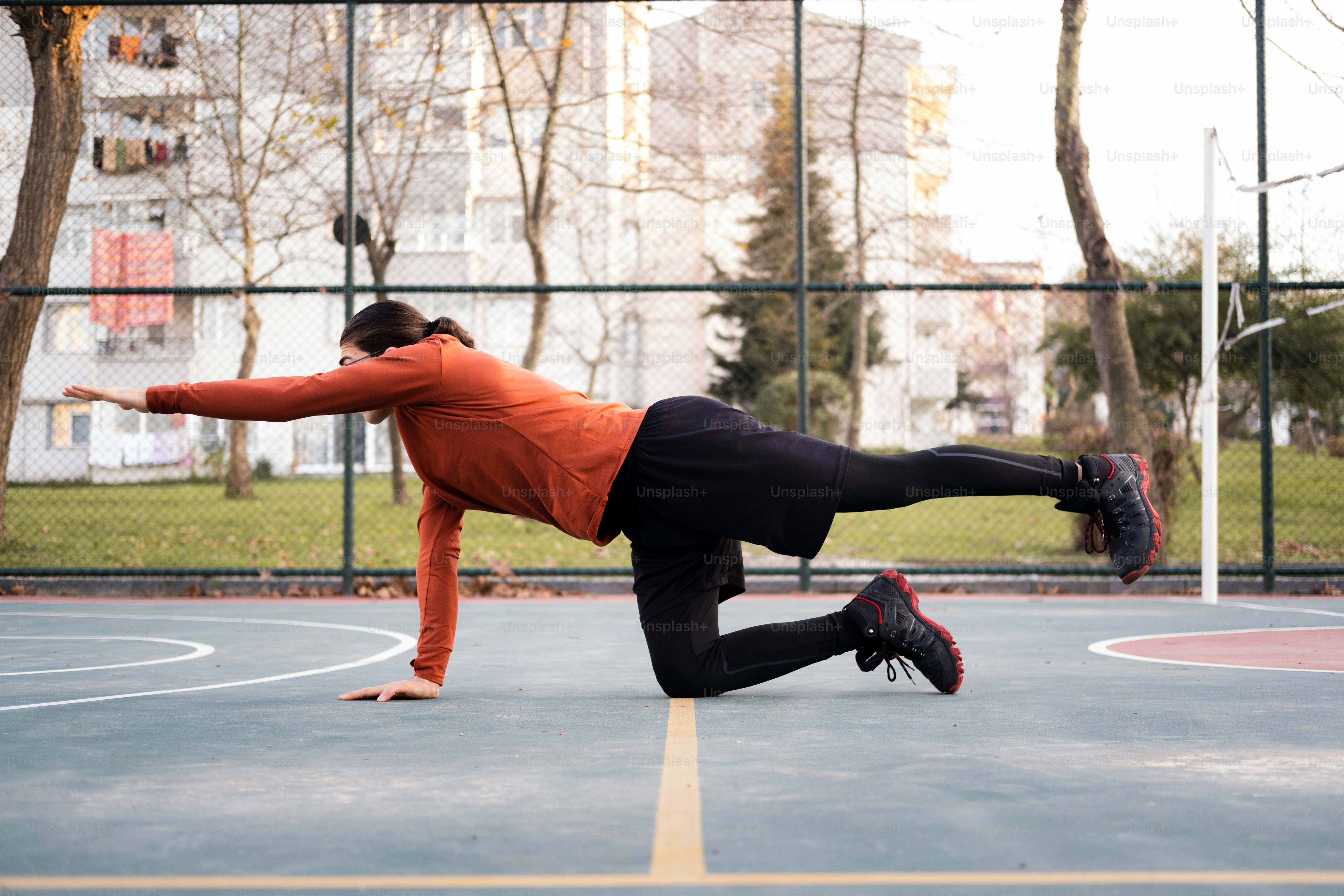Person on a mat doing core strength exercises for lower back stability