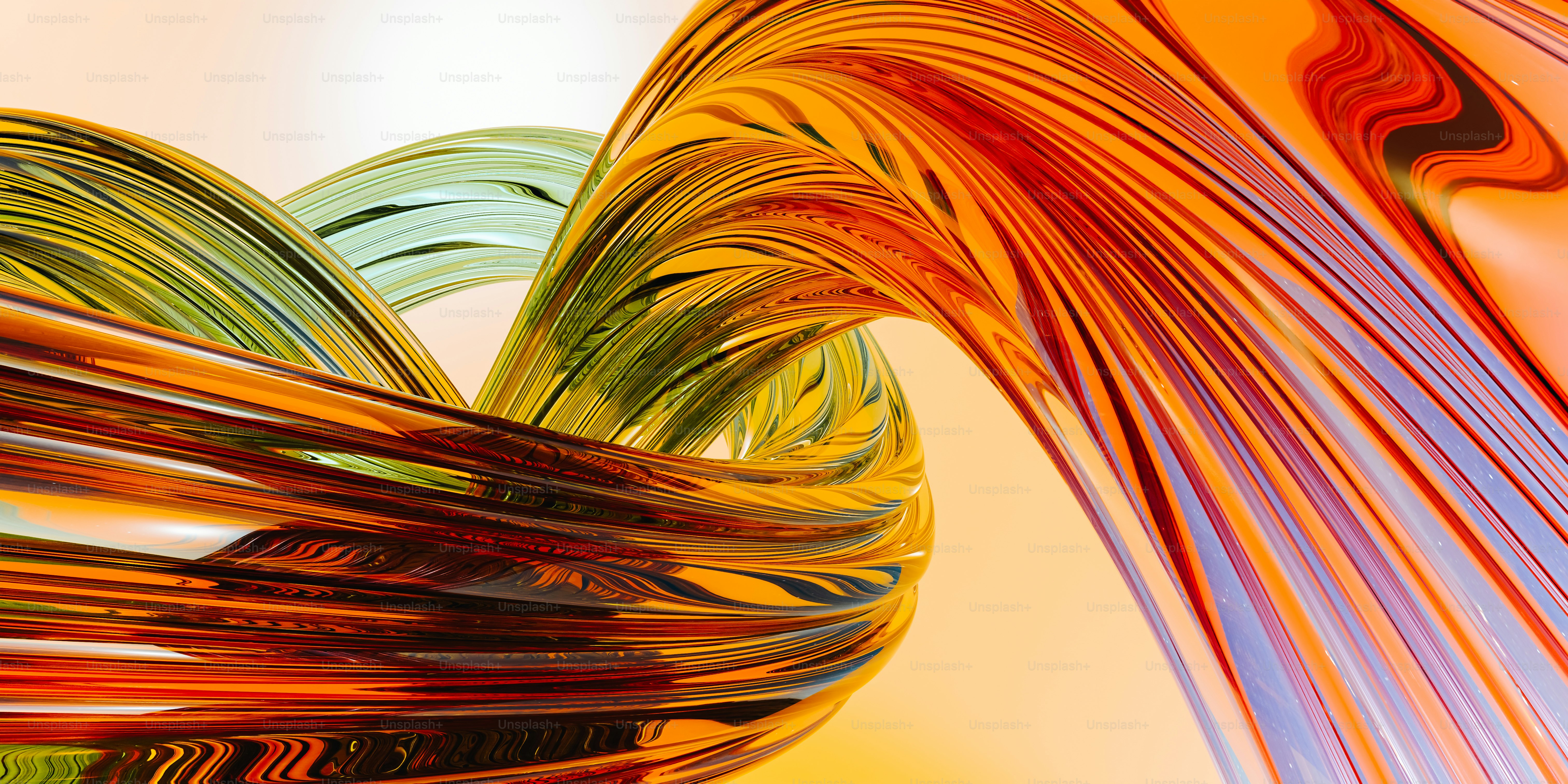 Eine Nahaufnahme eines bunten Objekts