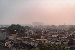 a city filled with lots of tall buildings